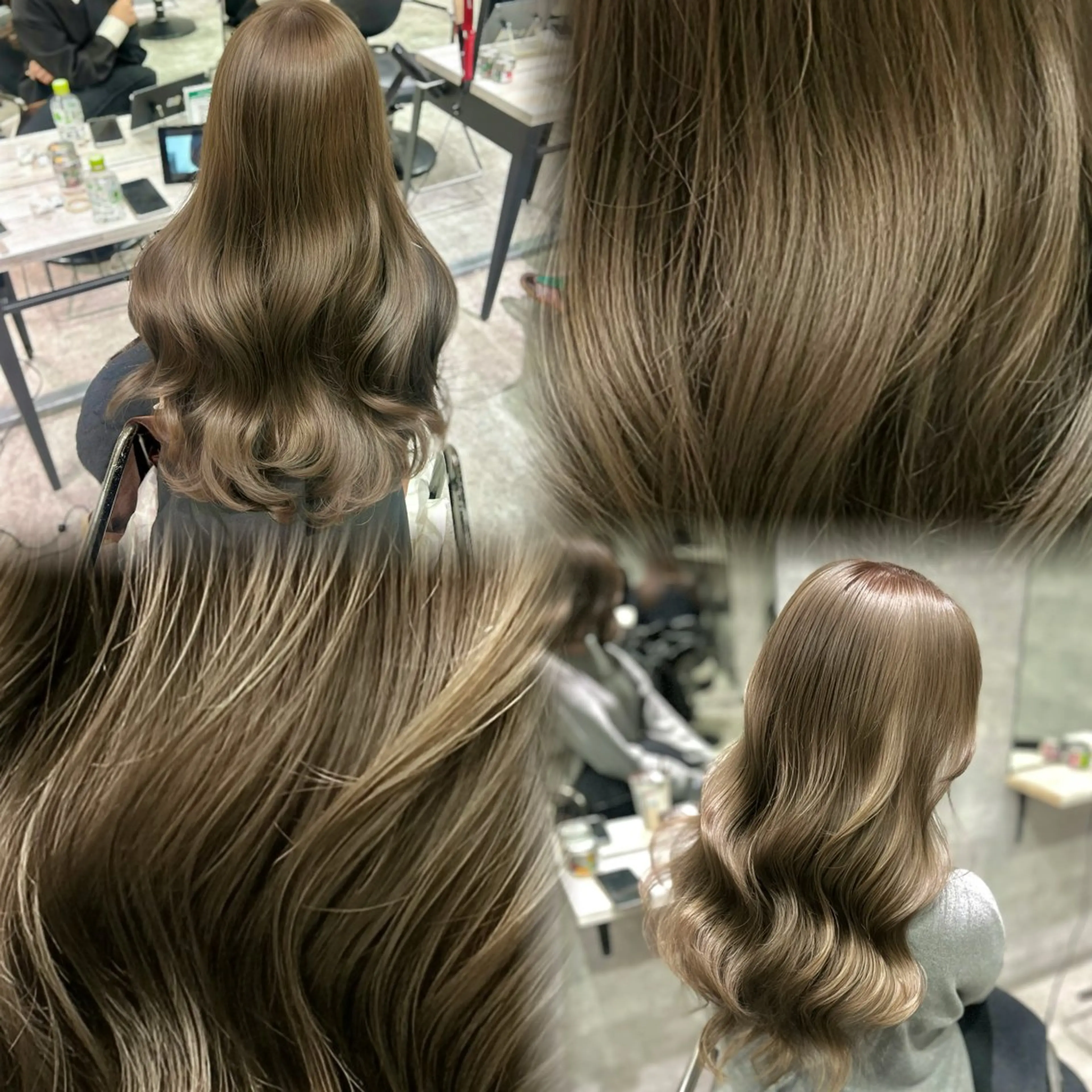 セミロング カット ヘアカラー _WHITE難波店[アンダーバーホワイト]所属・艶カラー/髪質改善 /韓国風/中村嘉秀のヘアスタイル