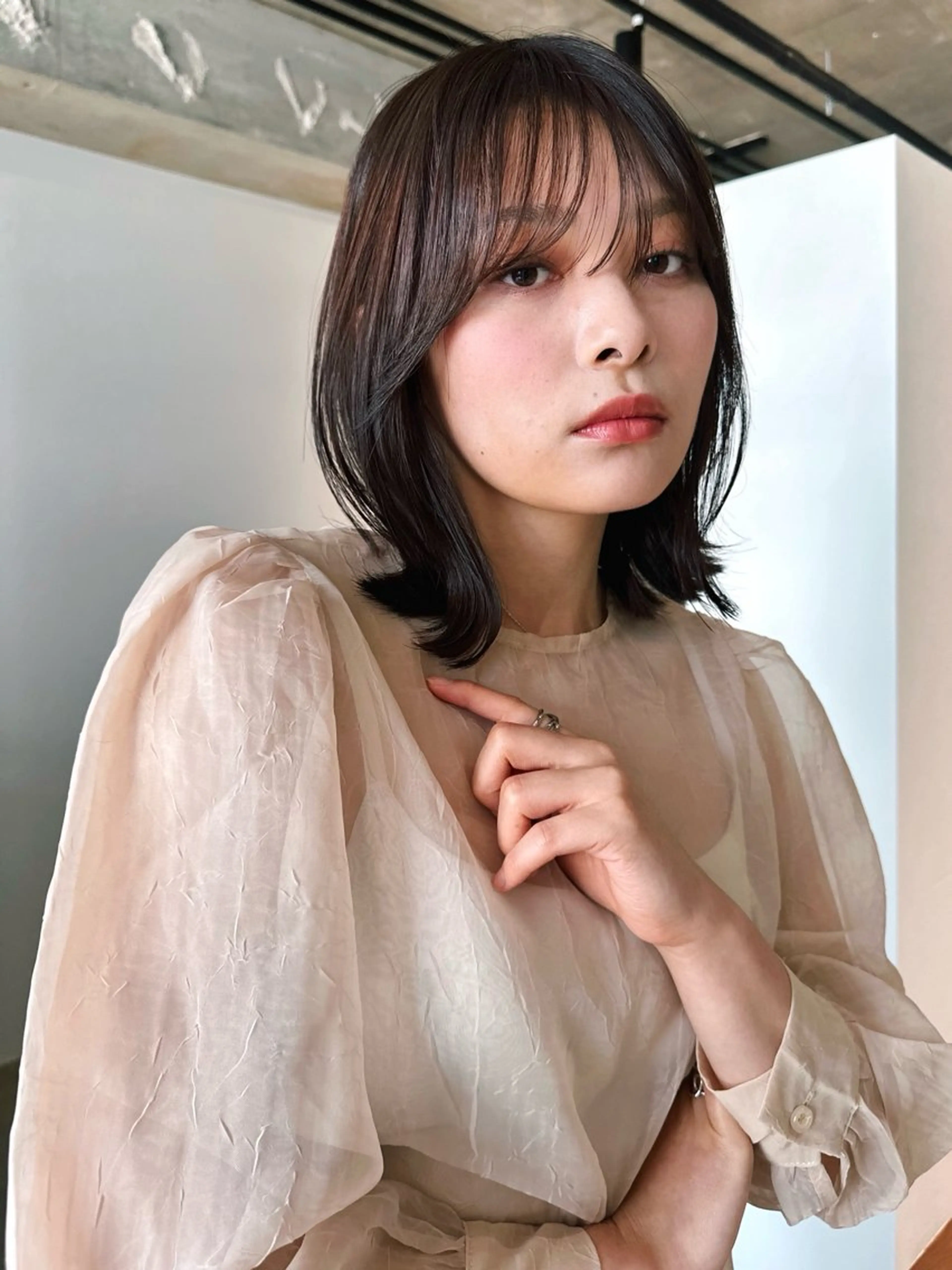 ショート カラー パーマ カット ヘアカラー 🎀小顔×似合わせ× 透明感カラー🎀のヘアスタイル