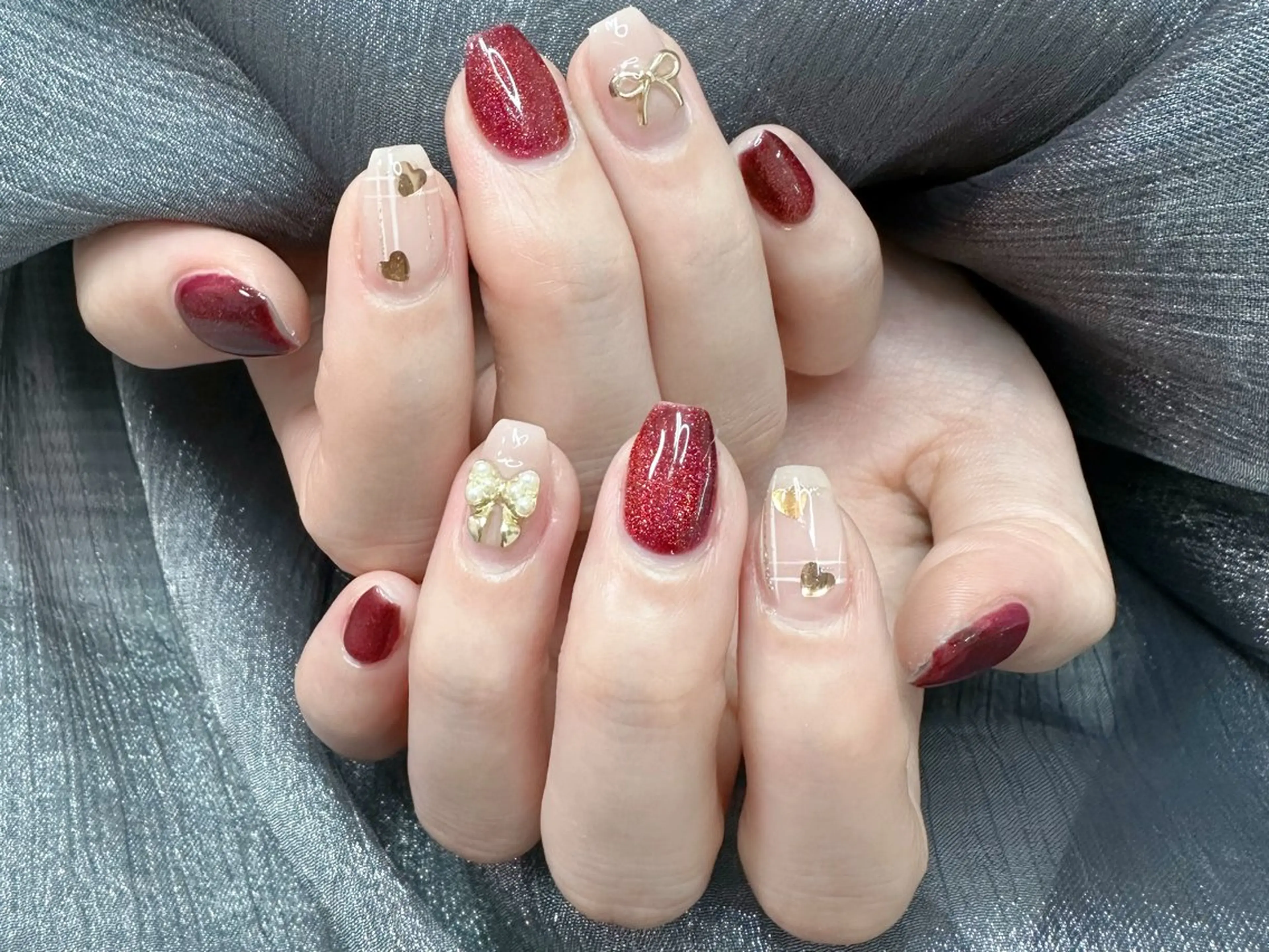 ネイル ハンドネイル 🎀YULI_ Nail 🎀新宿店のネイルデザイン