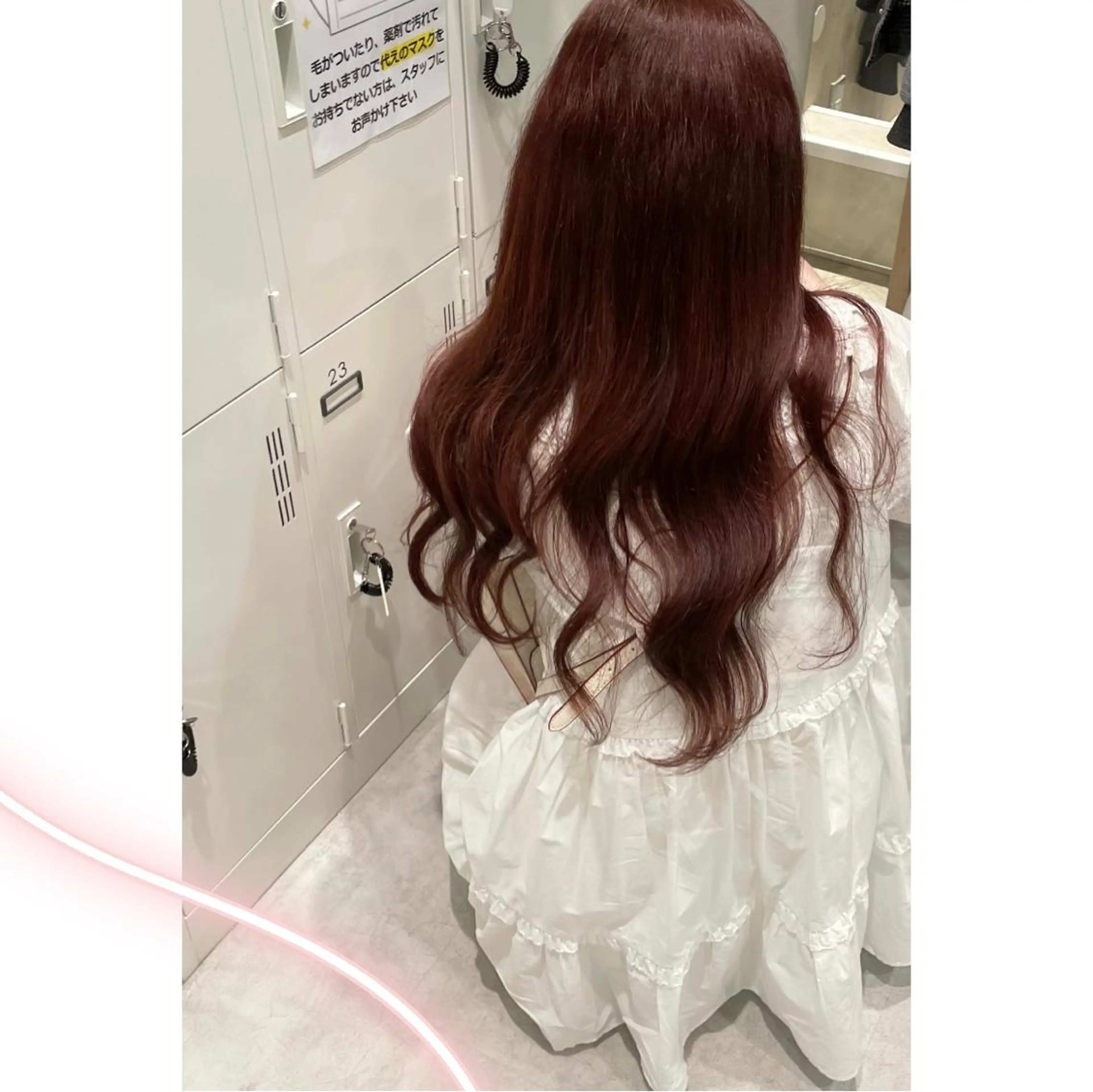 カラー ヘアカラー トリートメント ピンクカラー🎀/ ミルクティー🍼花音のヘアスタイル