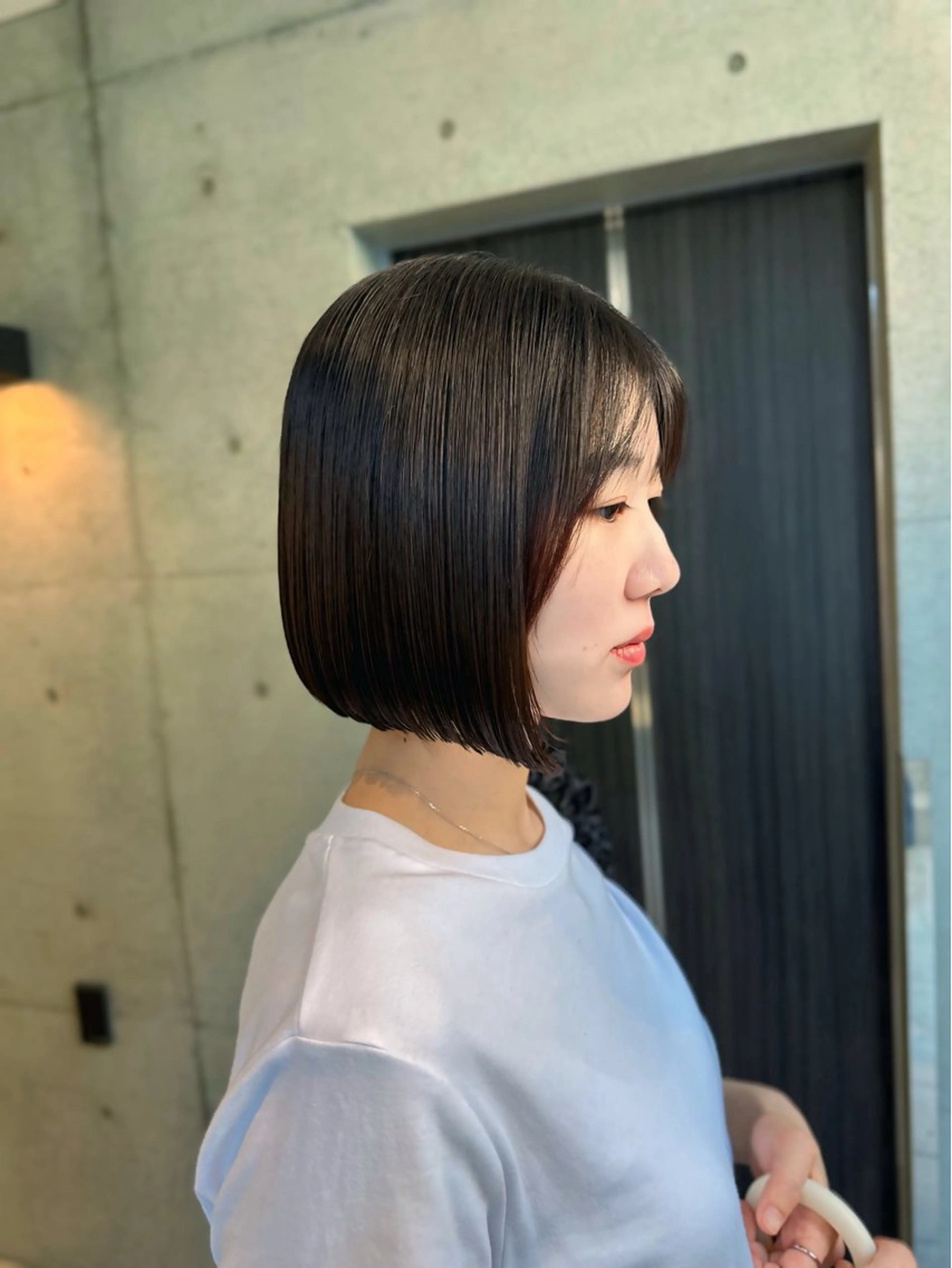 ショート カット 縮毛矯正 トリートメント ✨髪質改善特化✨副 店長椎葉信乃介のヘアスタイル