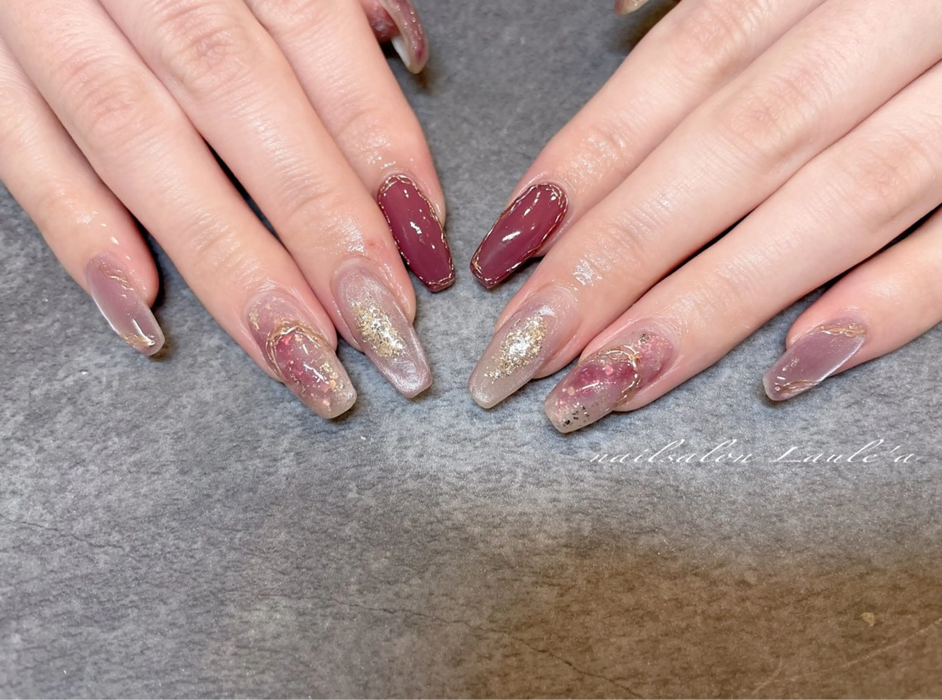 ネイル ハンドネイル nailsalon Laule'aのネイルデザイン