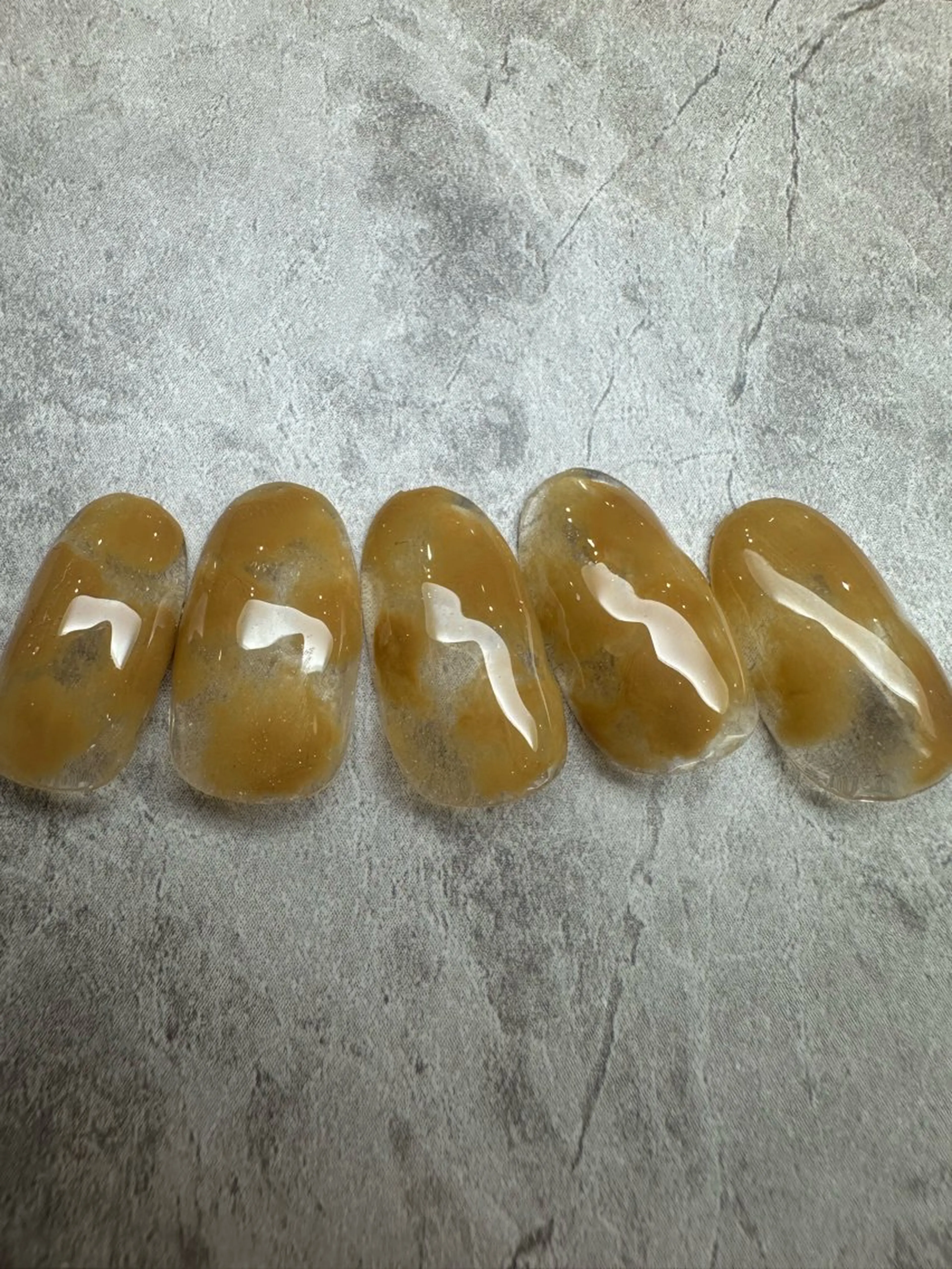【オフ込み】ハートフレンチ💛❤️/ベッコウ柄の写真