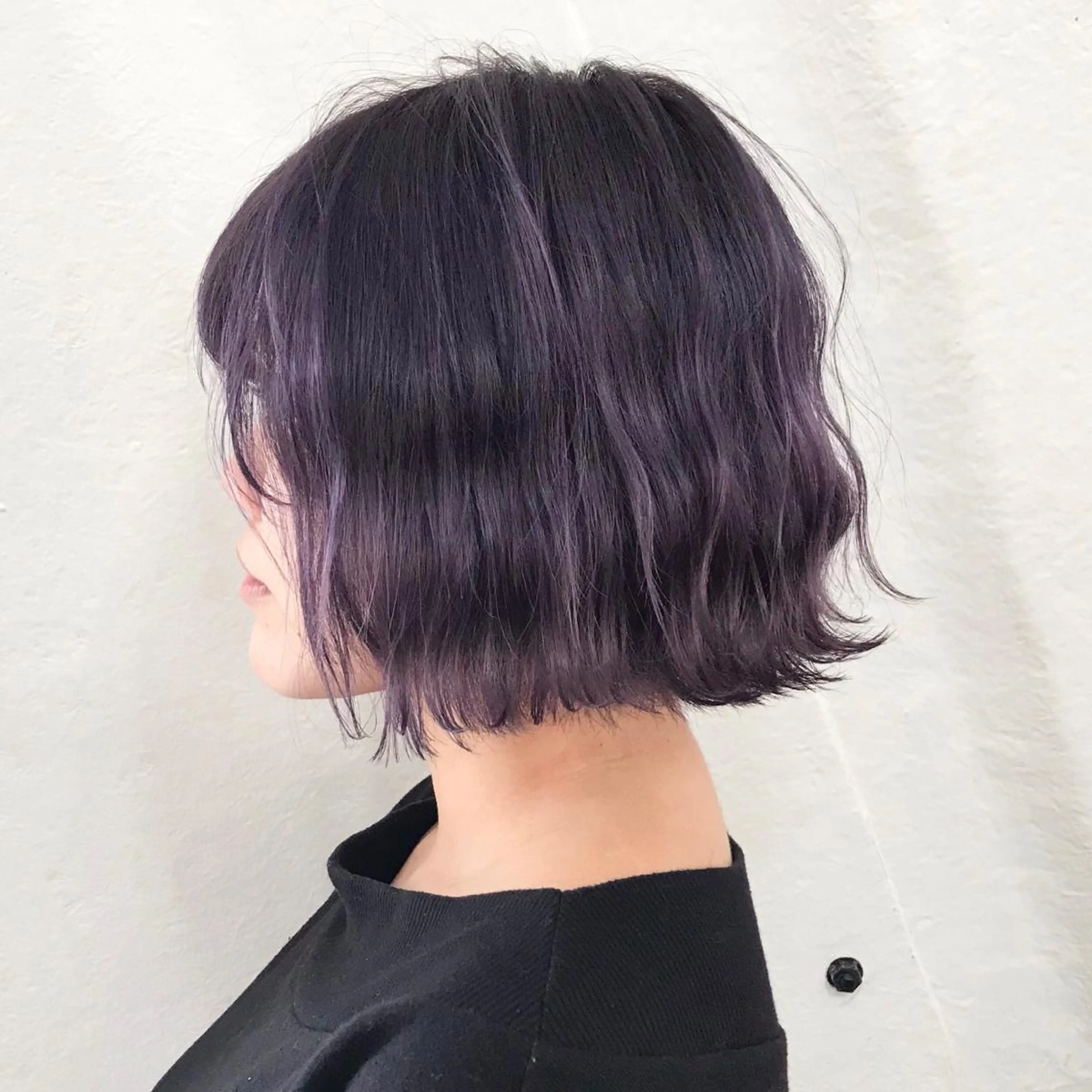 ショート カラー ブリーチ ラベンダーカラー タンバルモリ サロウィン所属・K-POP好き美容師 🇰🇷Kai.Yのヘアスタイル