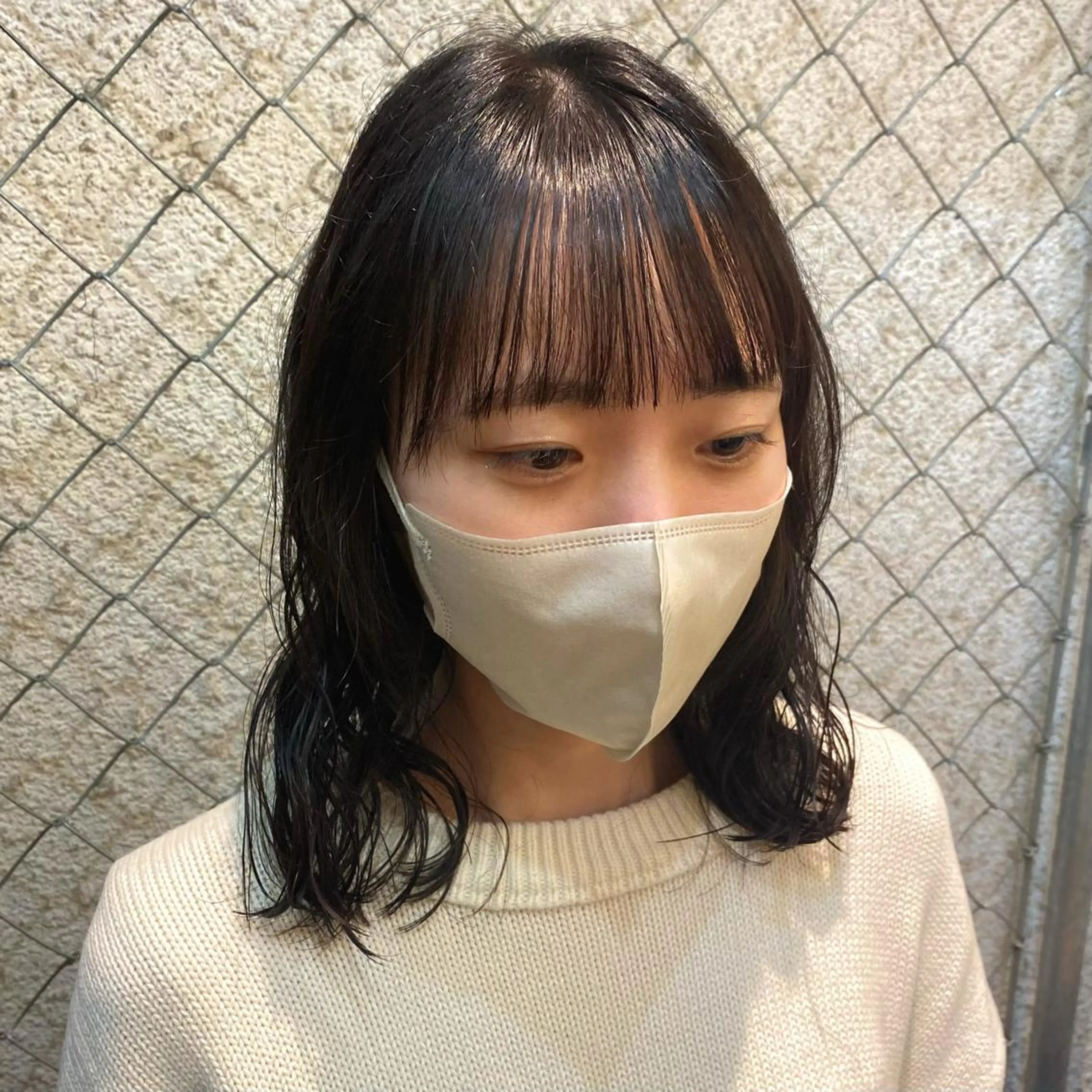 ミディアム パーマ ミディアムパーマ 暖色艶color / ボブ🦩Rioのヘアスタイル