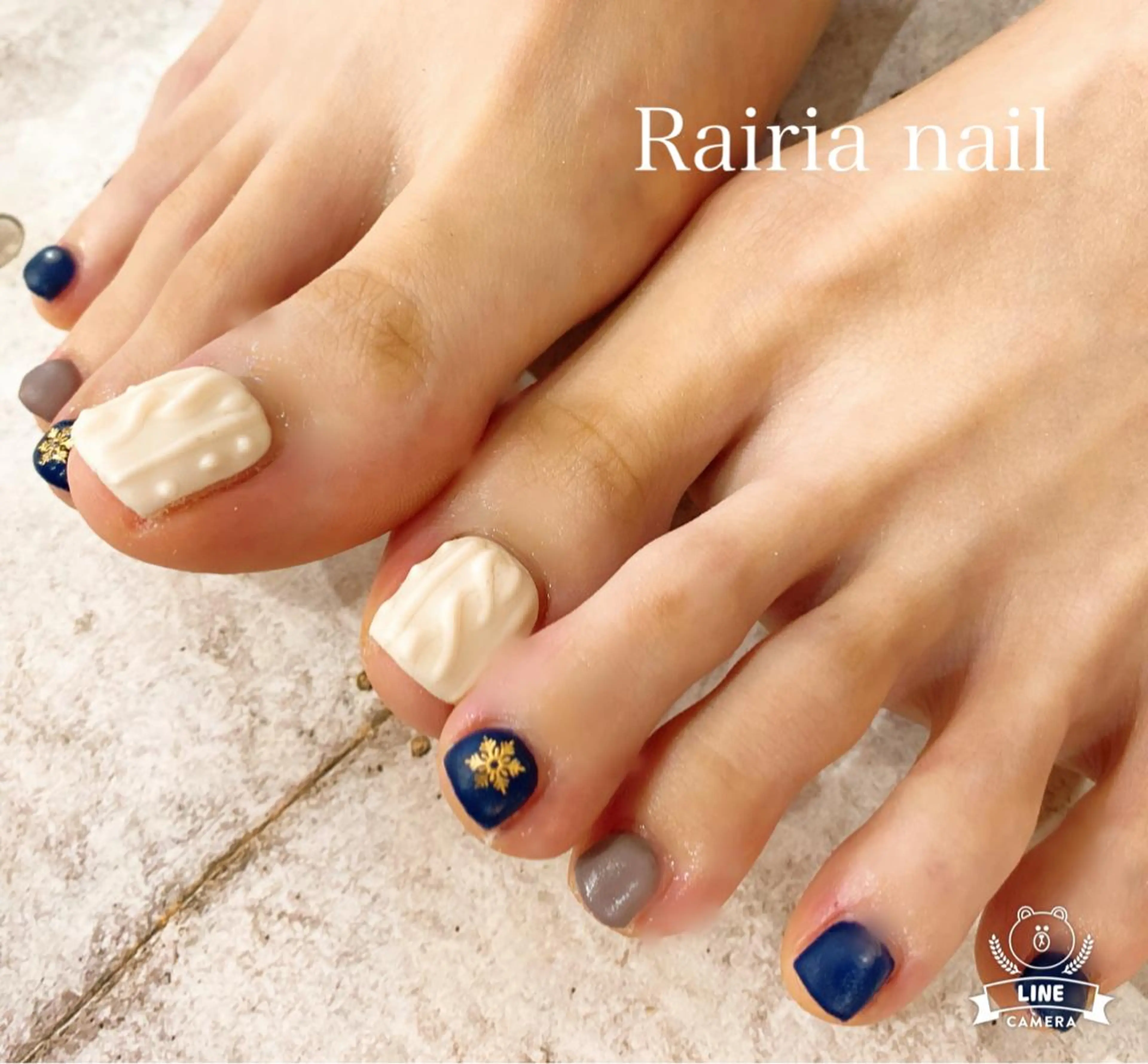 ネイル アートネイル ジェルネイル パラジェル 冬ネイル Rairia nail本八幡店のネイルデザイン