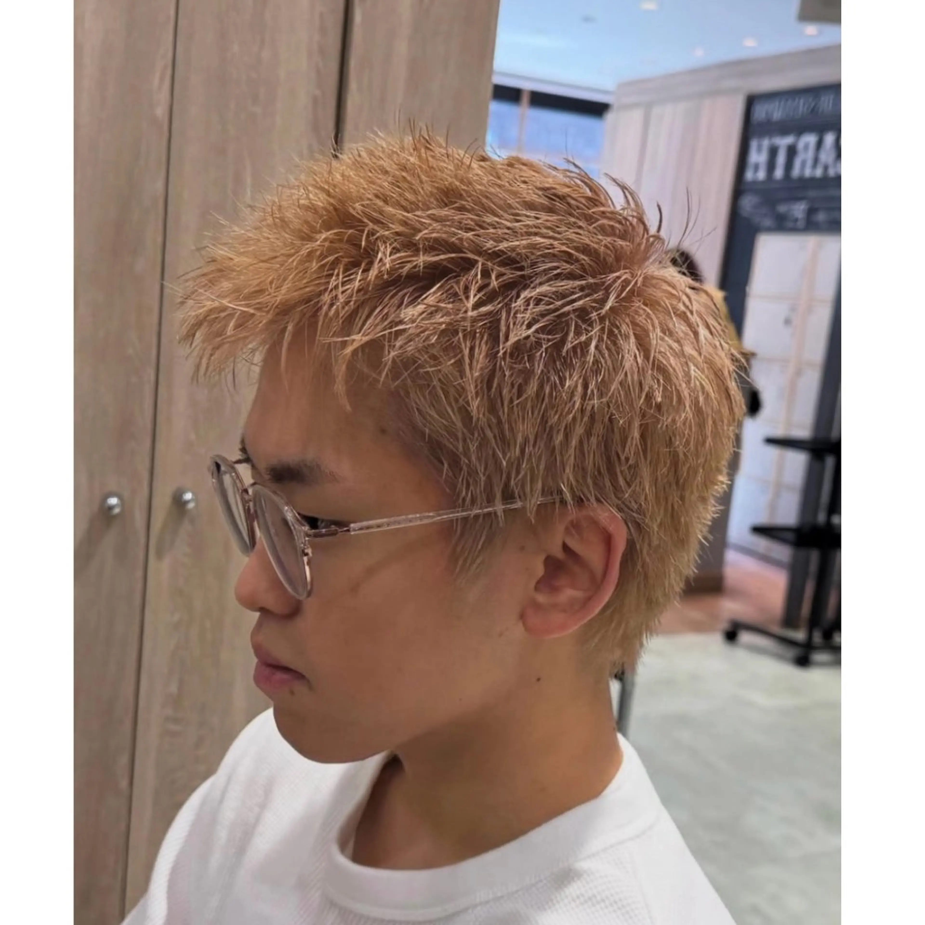 ショート カラー メンズ カット ヘアカラー メンズ似合わせ特化 🚹🔥来海のヘアスタイル