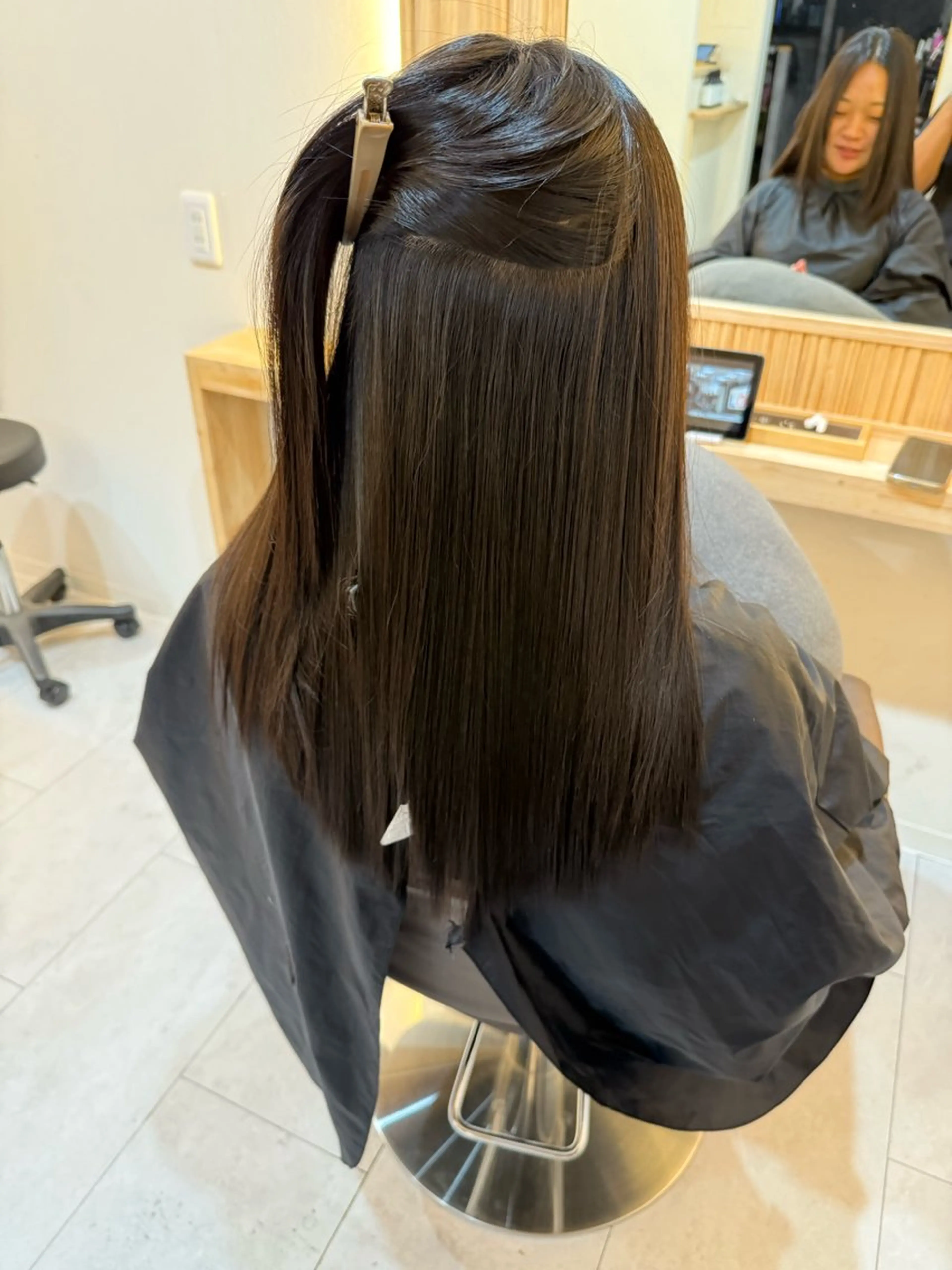 ロング トリートメント 縮毛矯正 トリートメント attrait南堀江所属・絹髪職人 KAISEI艶髪のヘアスタイル