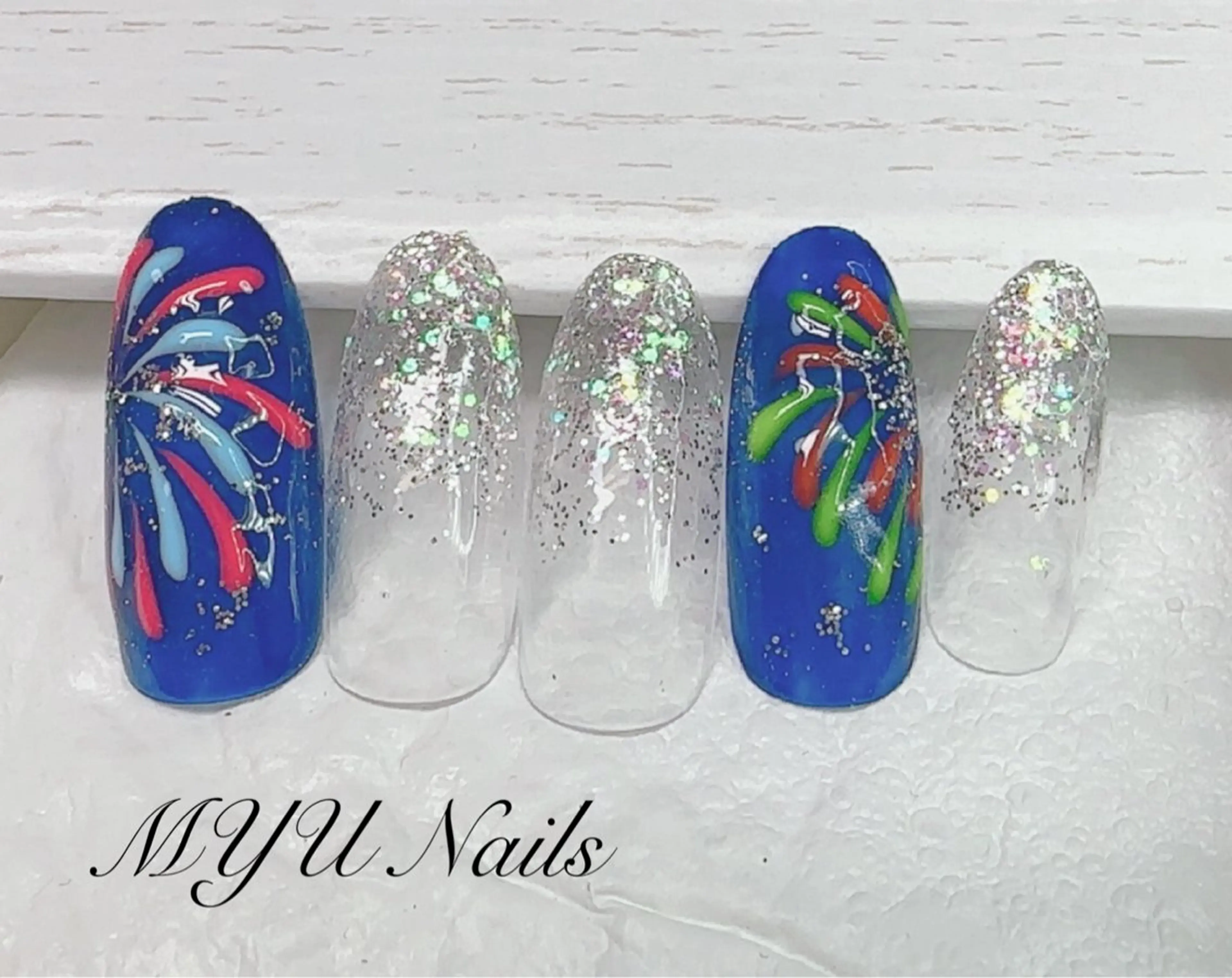 ネイル ジェルネイル 持ち込み パラジェル ハンドネイル MYU Nails所属・MYU Nailsのネイルデザイン