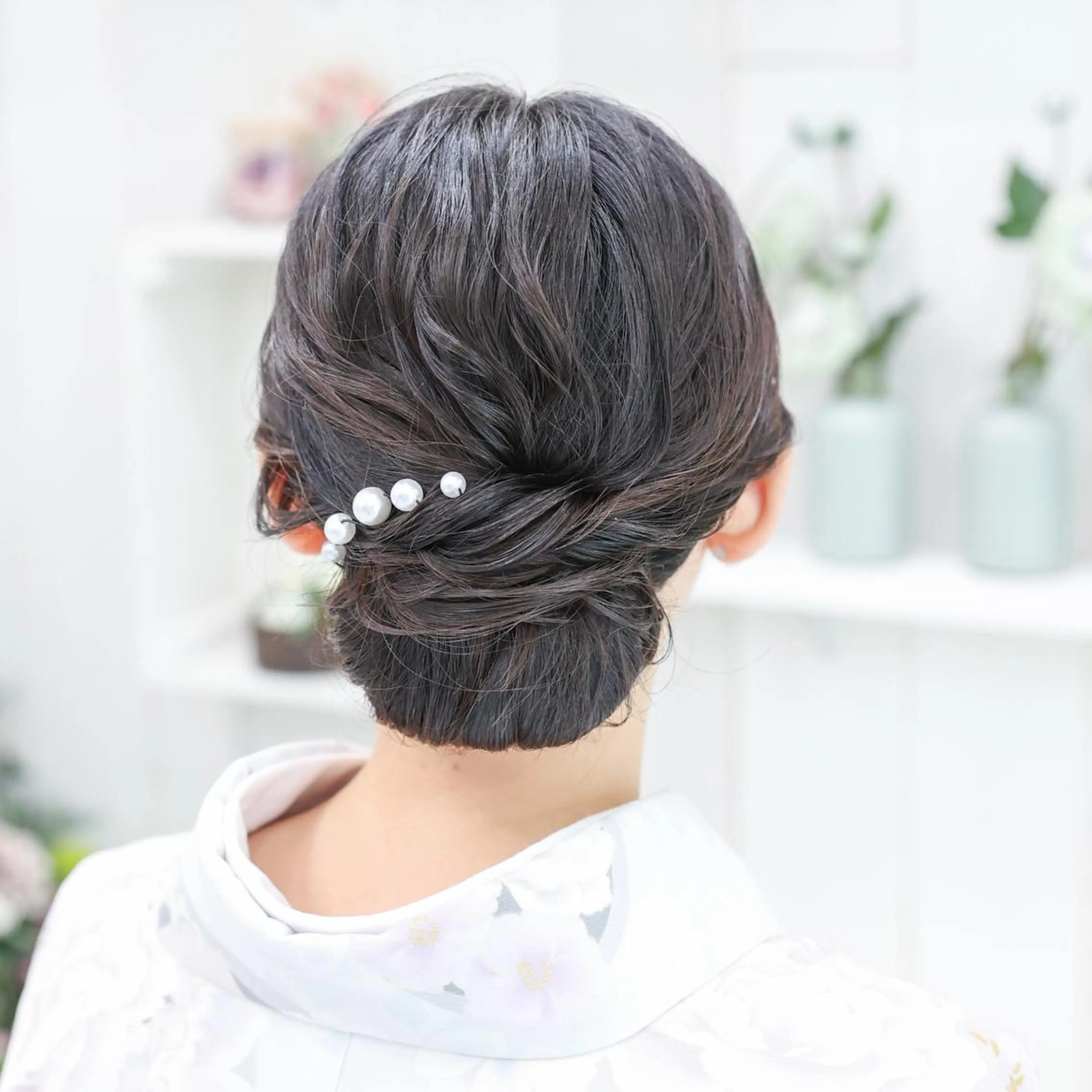 セミロング ヘアアレンジ Studio taloのヘアスタイル