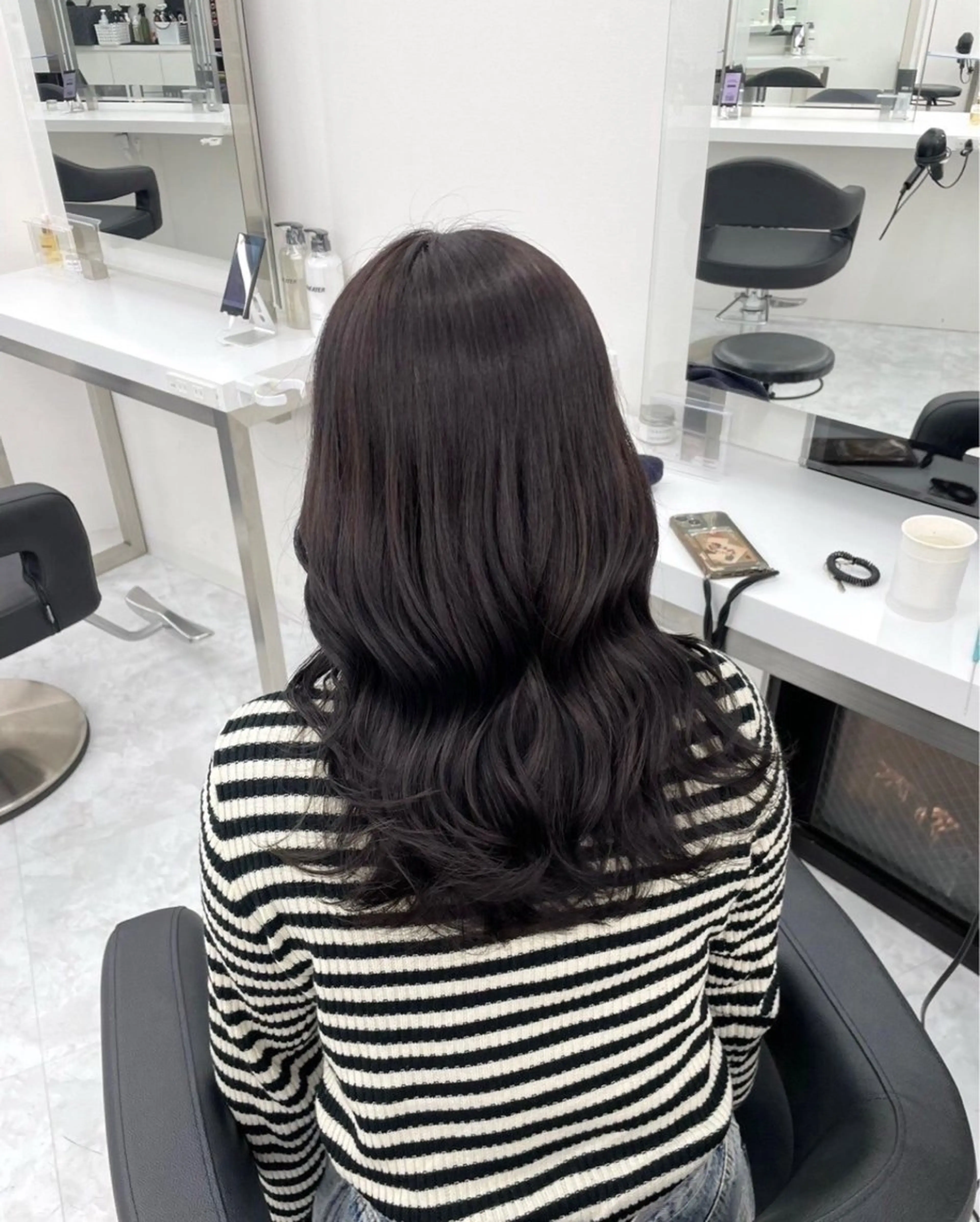 セミロング うる艶カラー🍓 モデル募集🍓海音のヘアスタイル