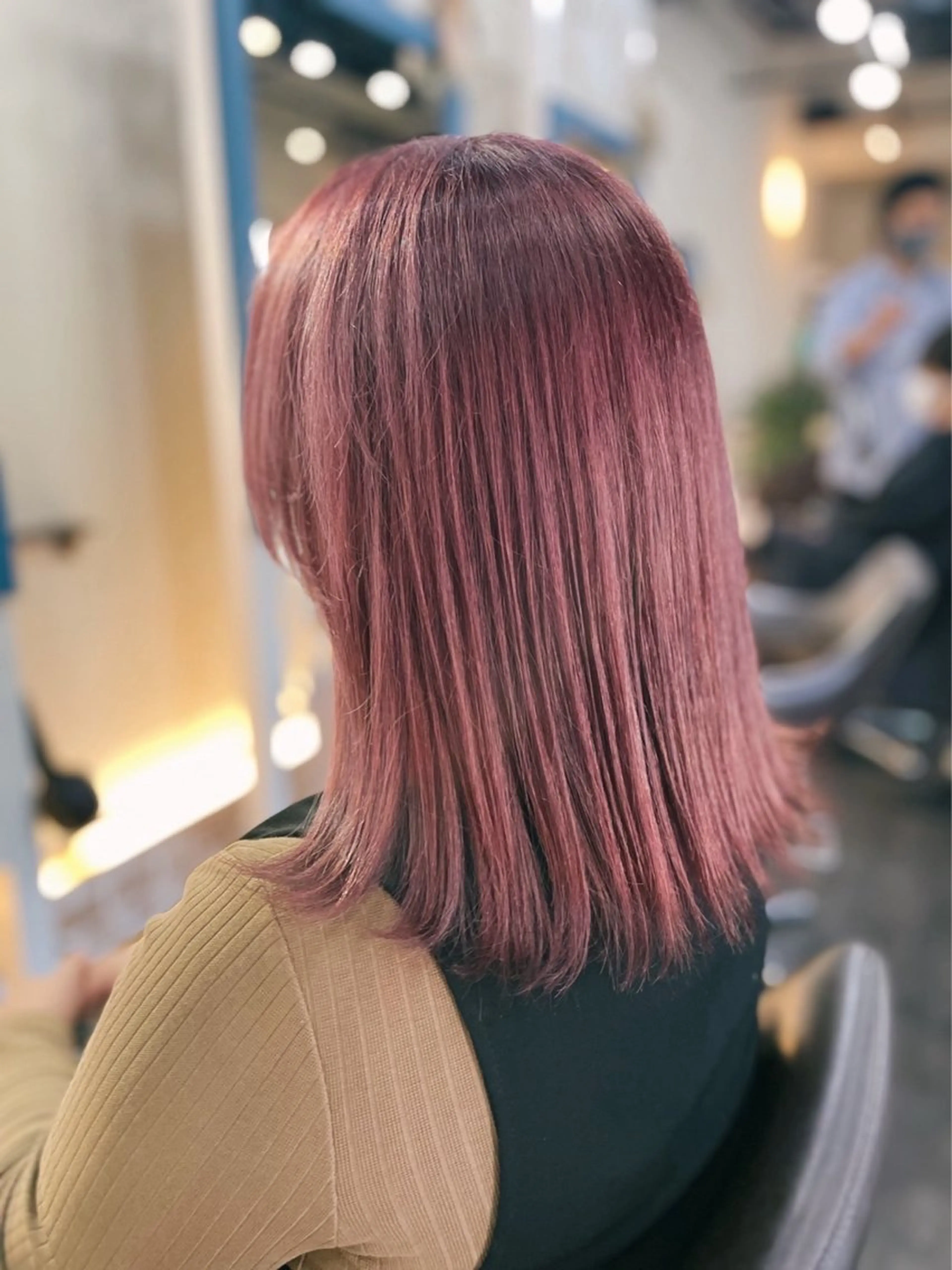 ミディアム カラー カット ヘアカラー Le rond所属・透明感艶カラー 城間晴人のヘアスタイル