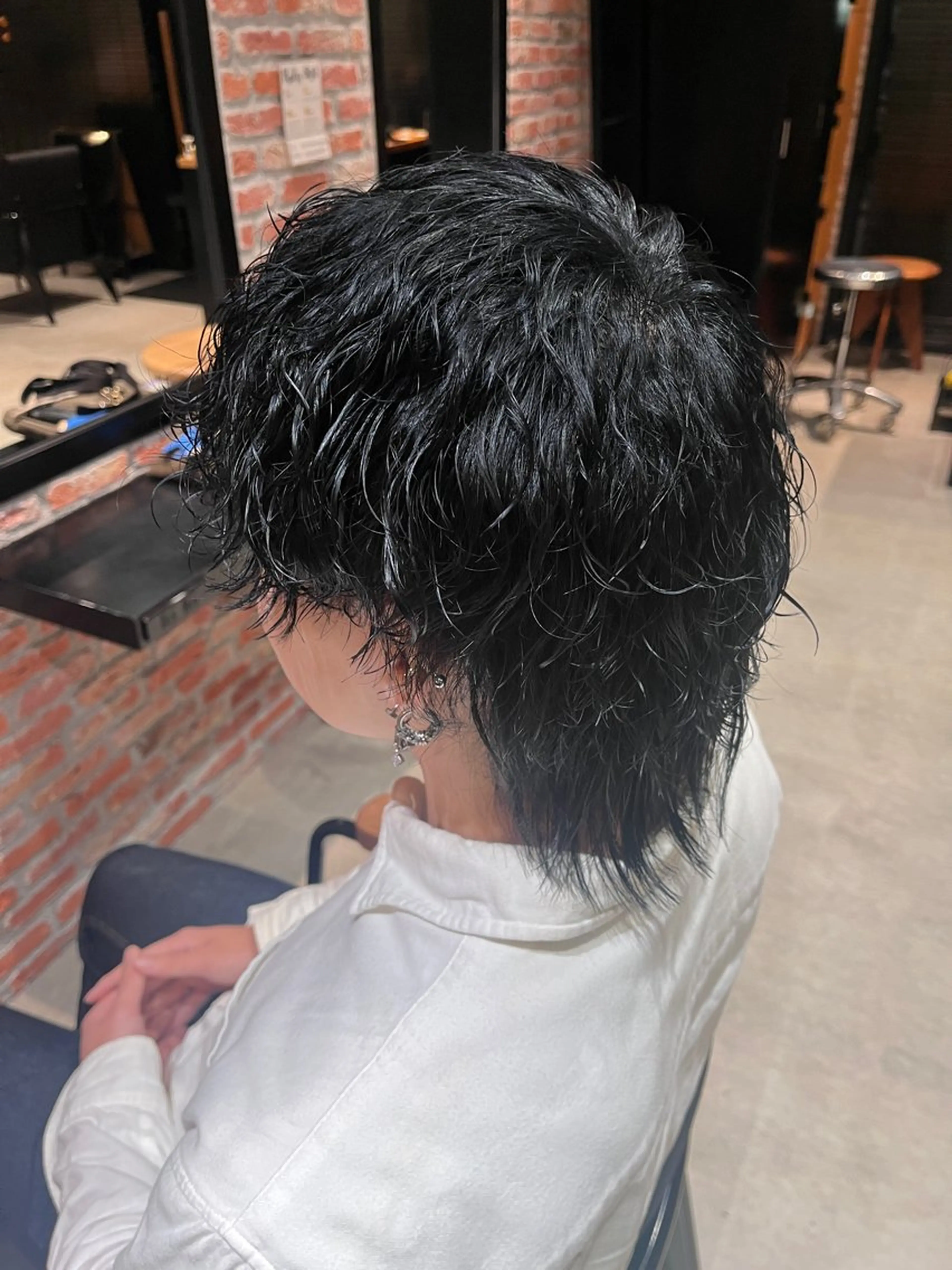 パーマ メンズ 田中 美月のヘアスタイル