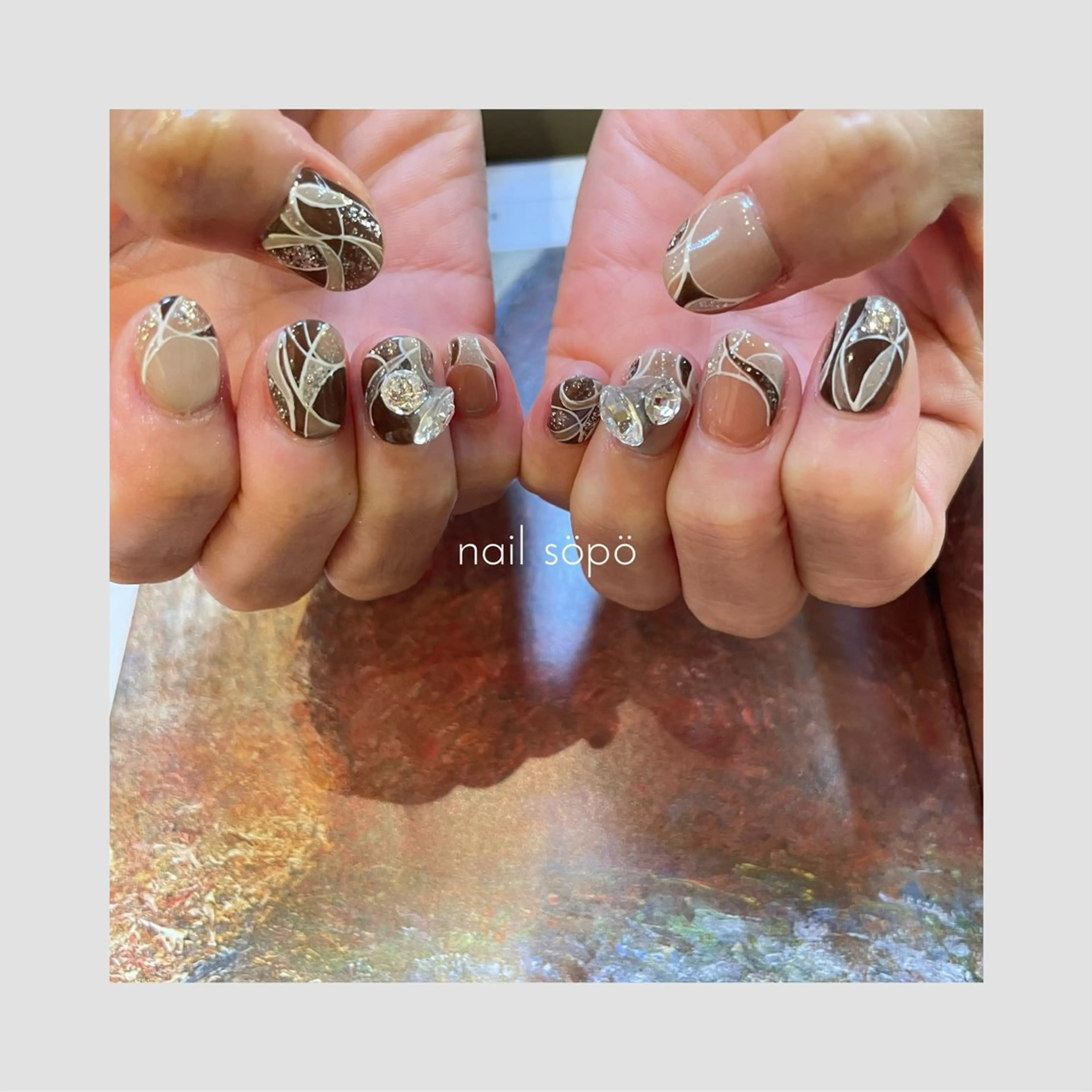ネイル 自由が丘✳︎奥沢 nail söpöのネイルデザイン
