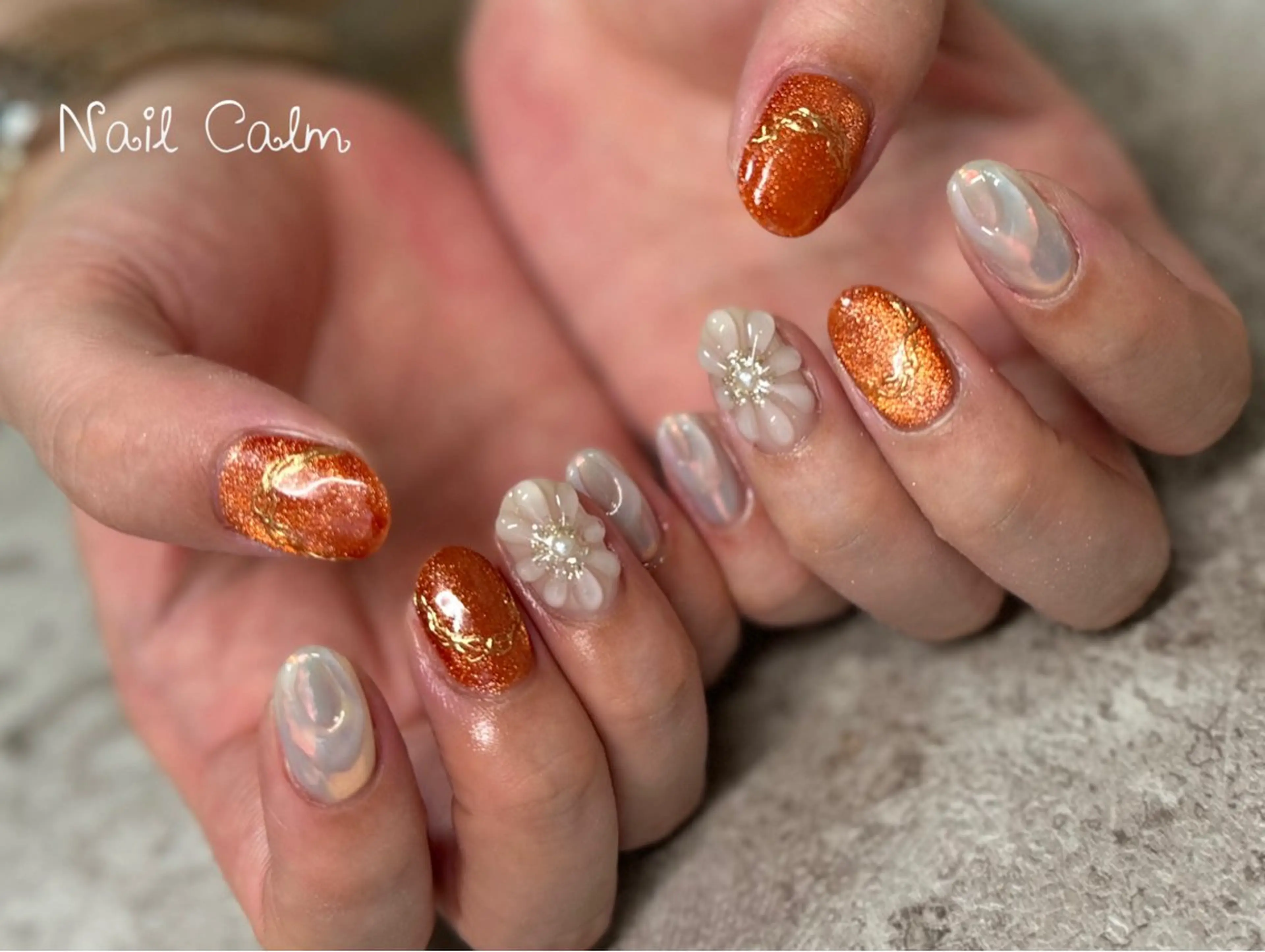 ネイル アートネイル ハンドネイル Nail Calm所属・プライベートサロン Calmのネイルデザイン