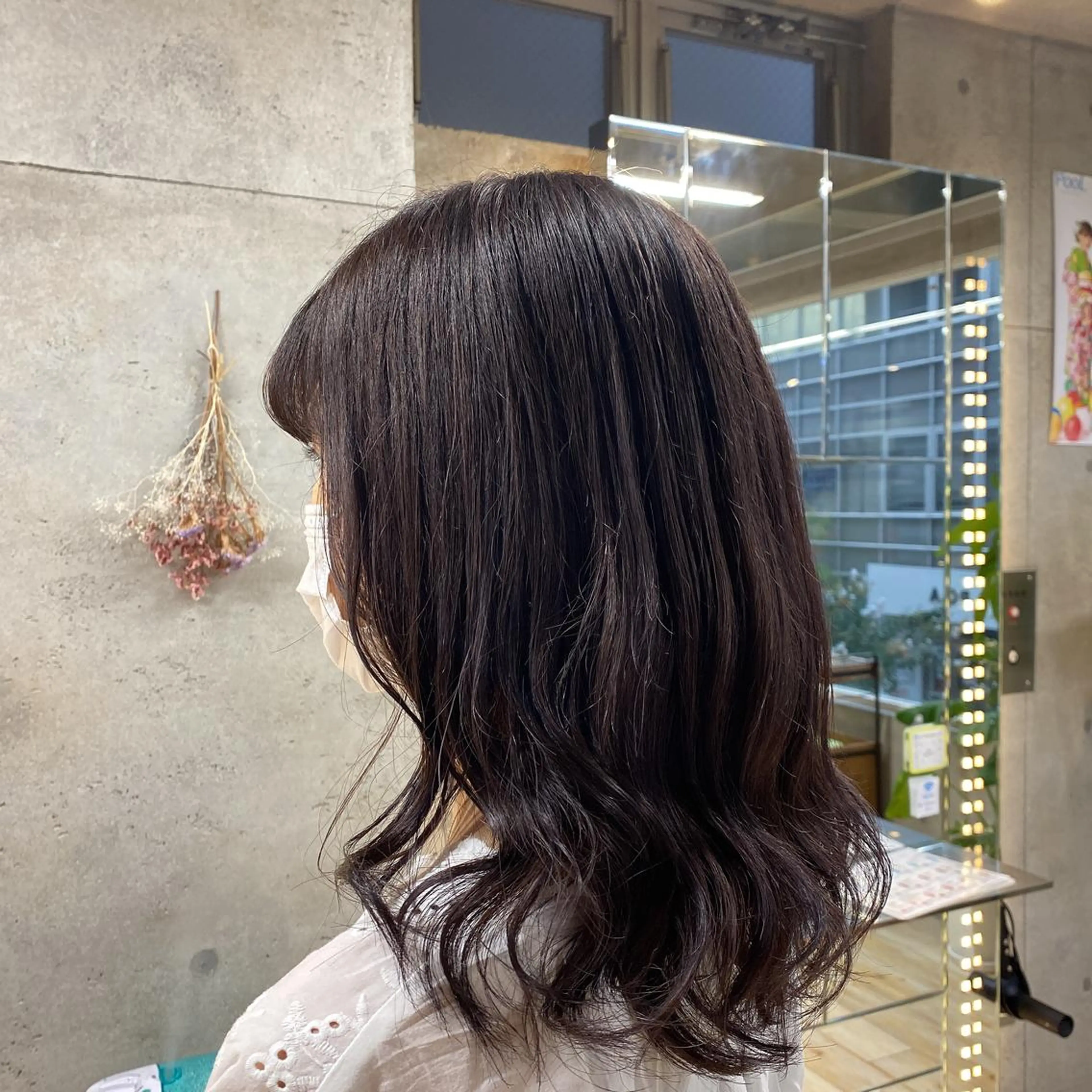 ロング カラー ブリーチ グレージュ ラベンダーカラー ラベンダーグレージュ ラベンダーグレー wakana 【ブリーチカラー】のヘアスタイル