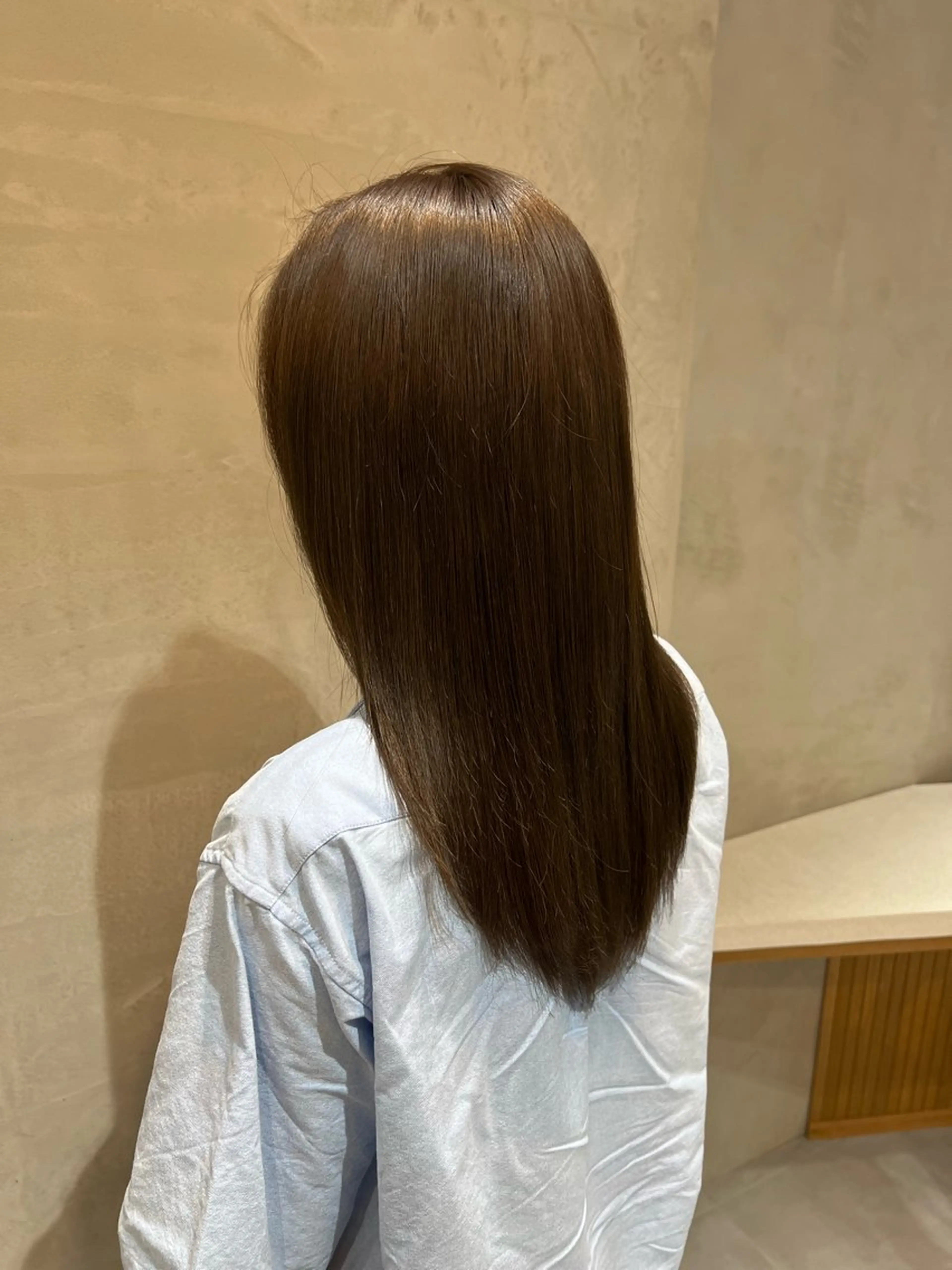 ミディアム カラー ヘアカラー トリートメント ate.所属・ate. kaoriのヘアスタイル