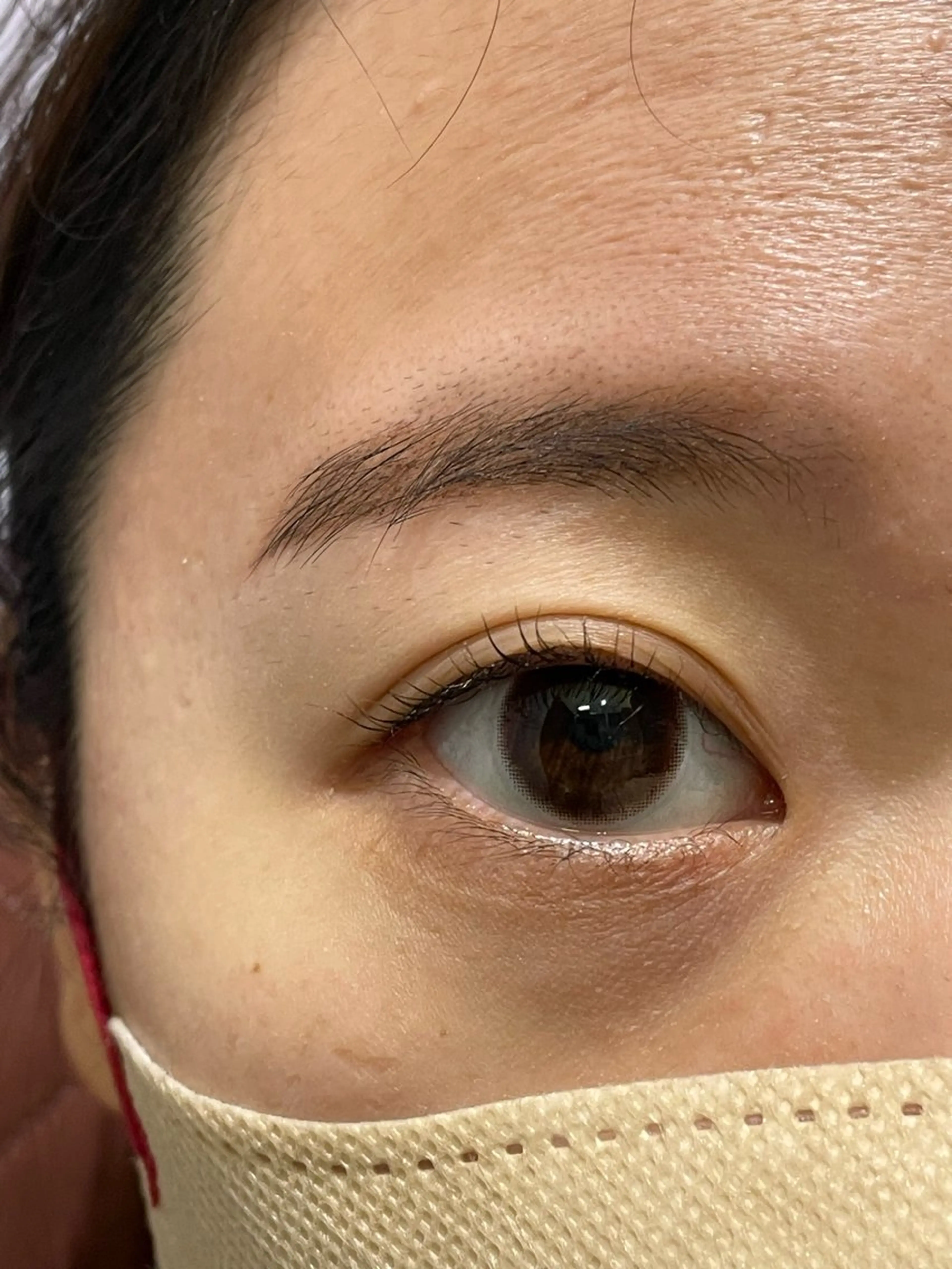 マツエク・マツパ 井上 真里奈のヘアスタイル