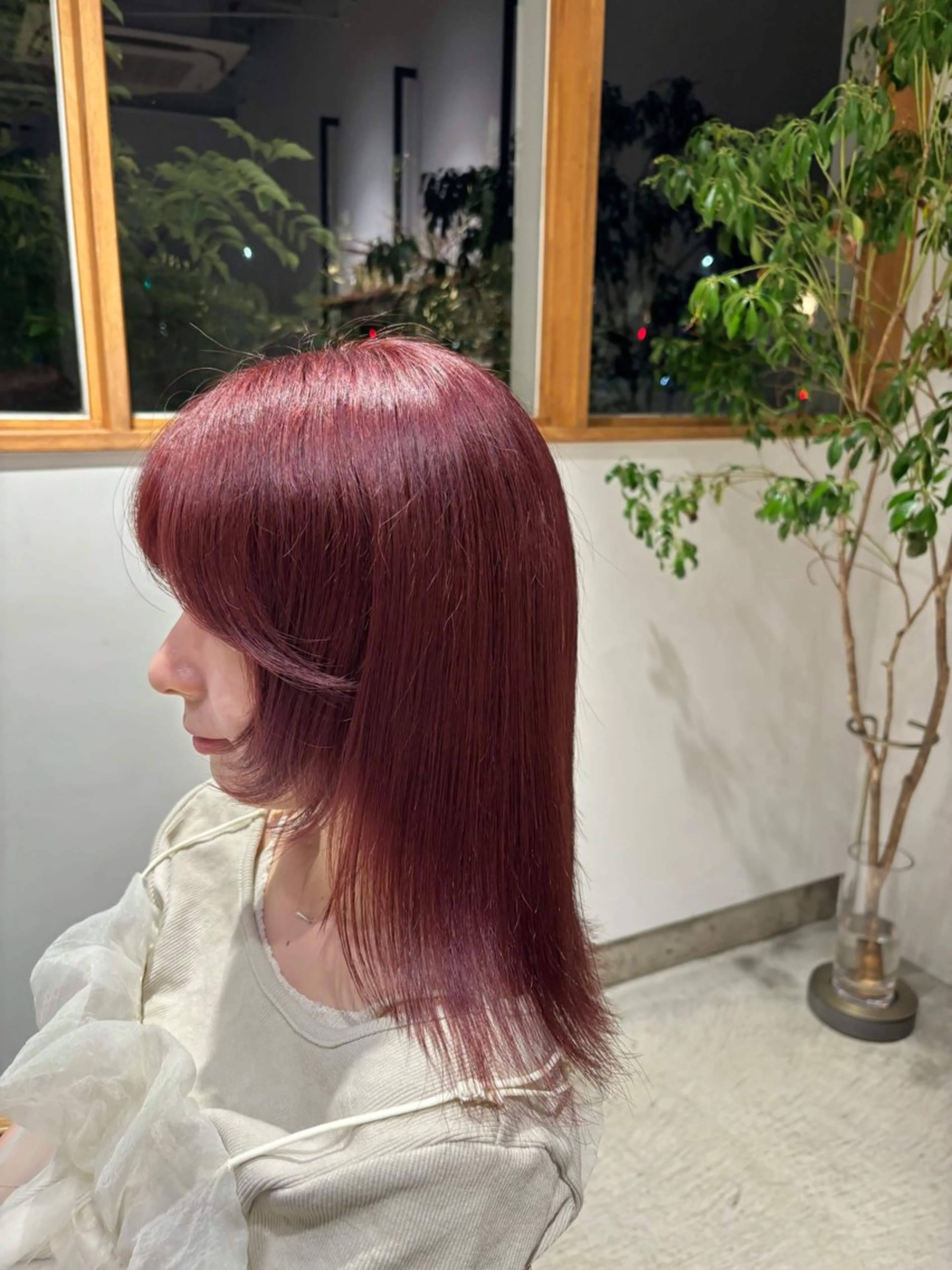 カラー ブリーチ ピンクカラー カット ヘアカラー パライソ南公園店 神津 由依のヘアスタイル