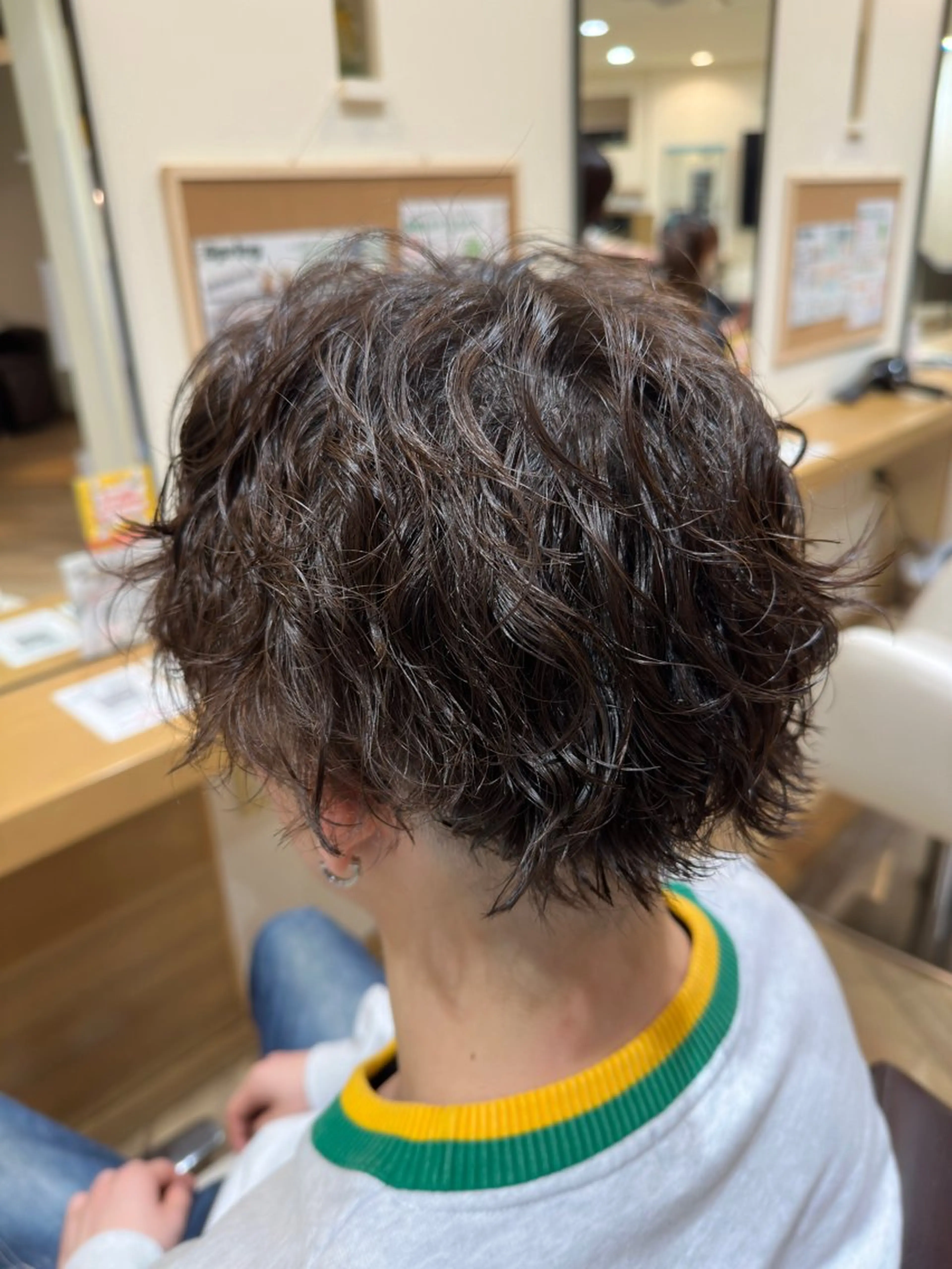 パーマ メンズ カット パーマ 玉木 雄也のヘアスタイル