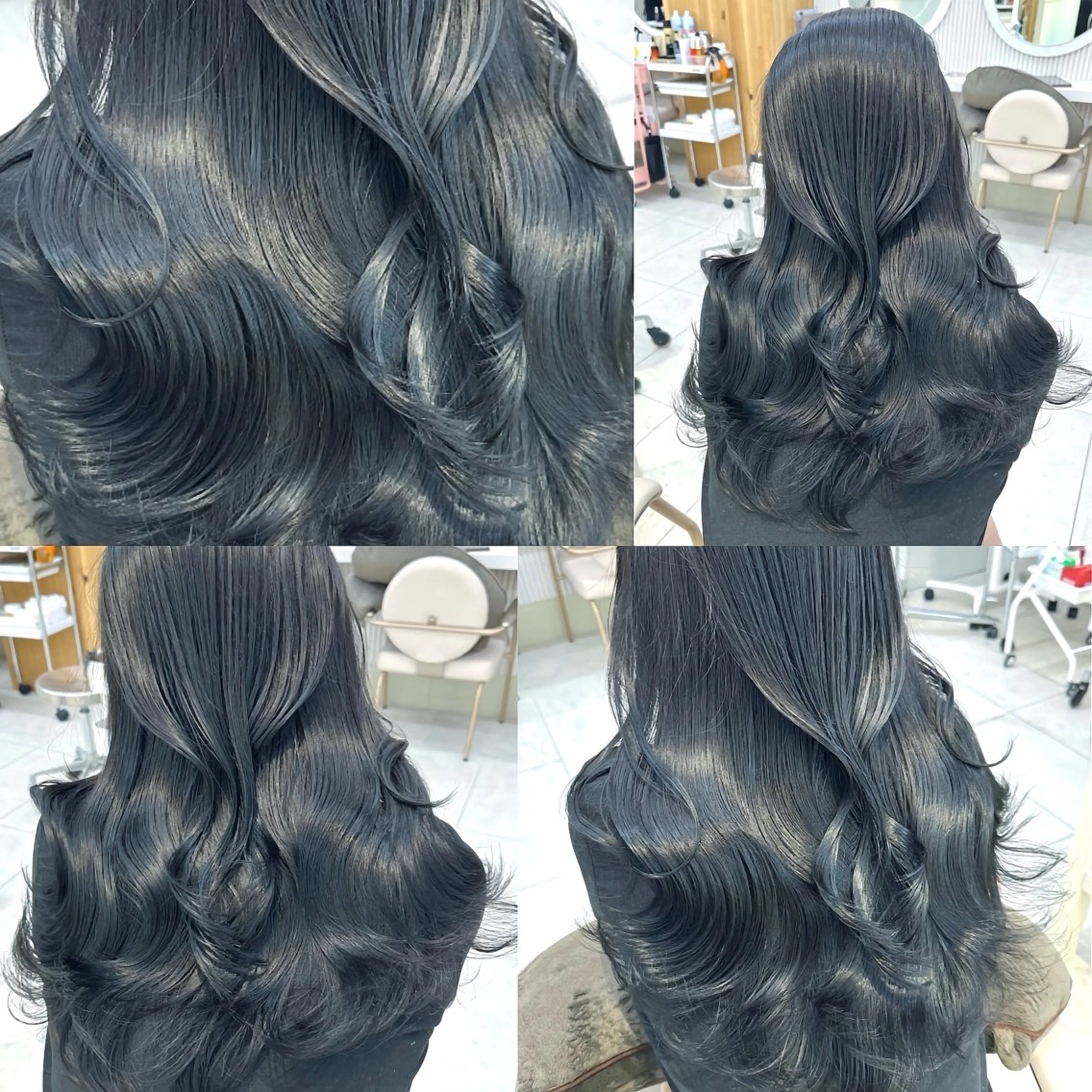 ロング カラー 🇰🇷韓国風くびれ ヘア🇰🇷中村優大のヘアスタイル