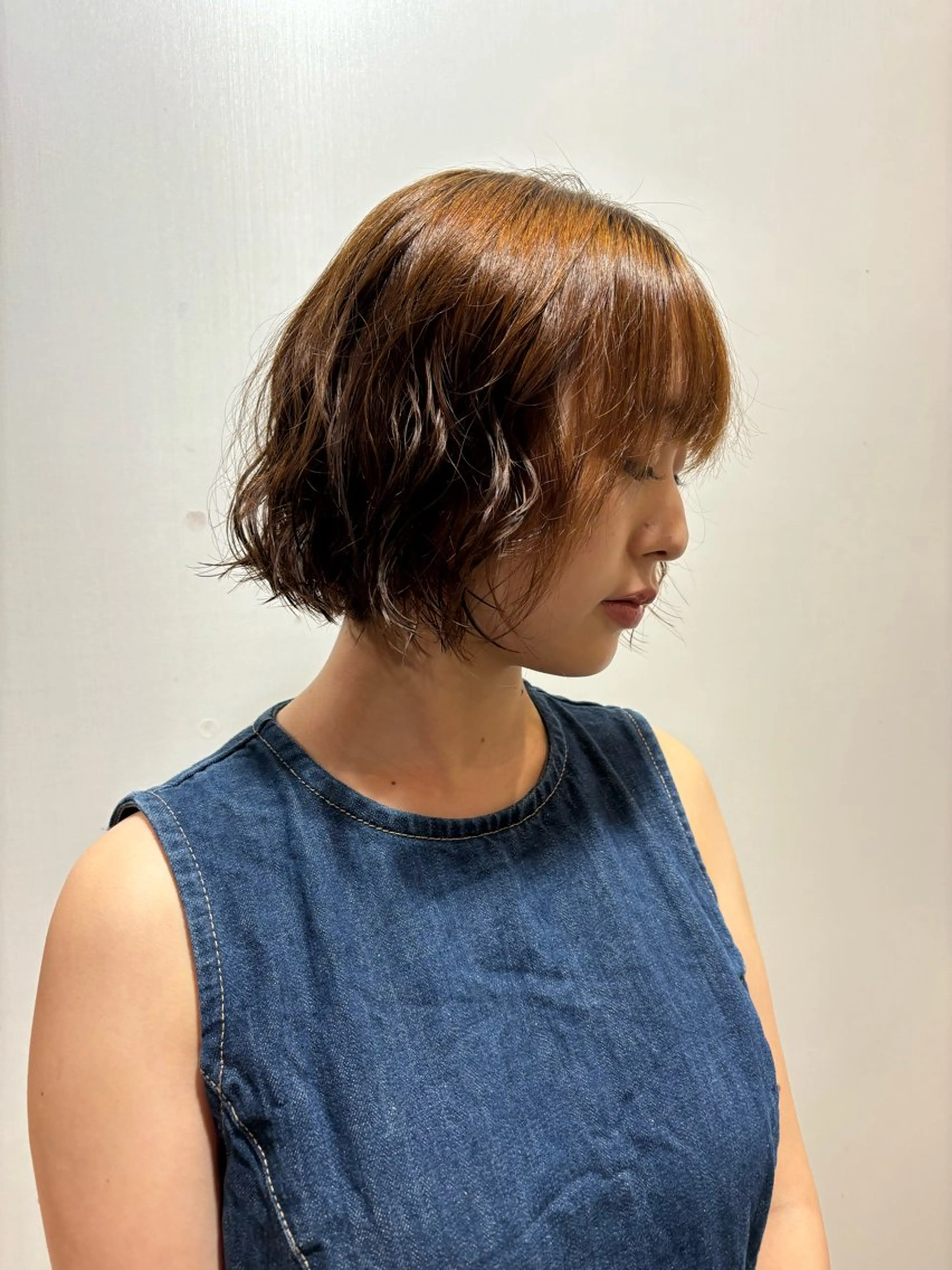 パーマ Elme所属・デビュー前割引中🔥 平口はのんのヘアスタイル