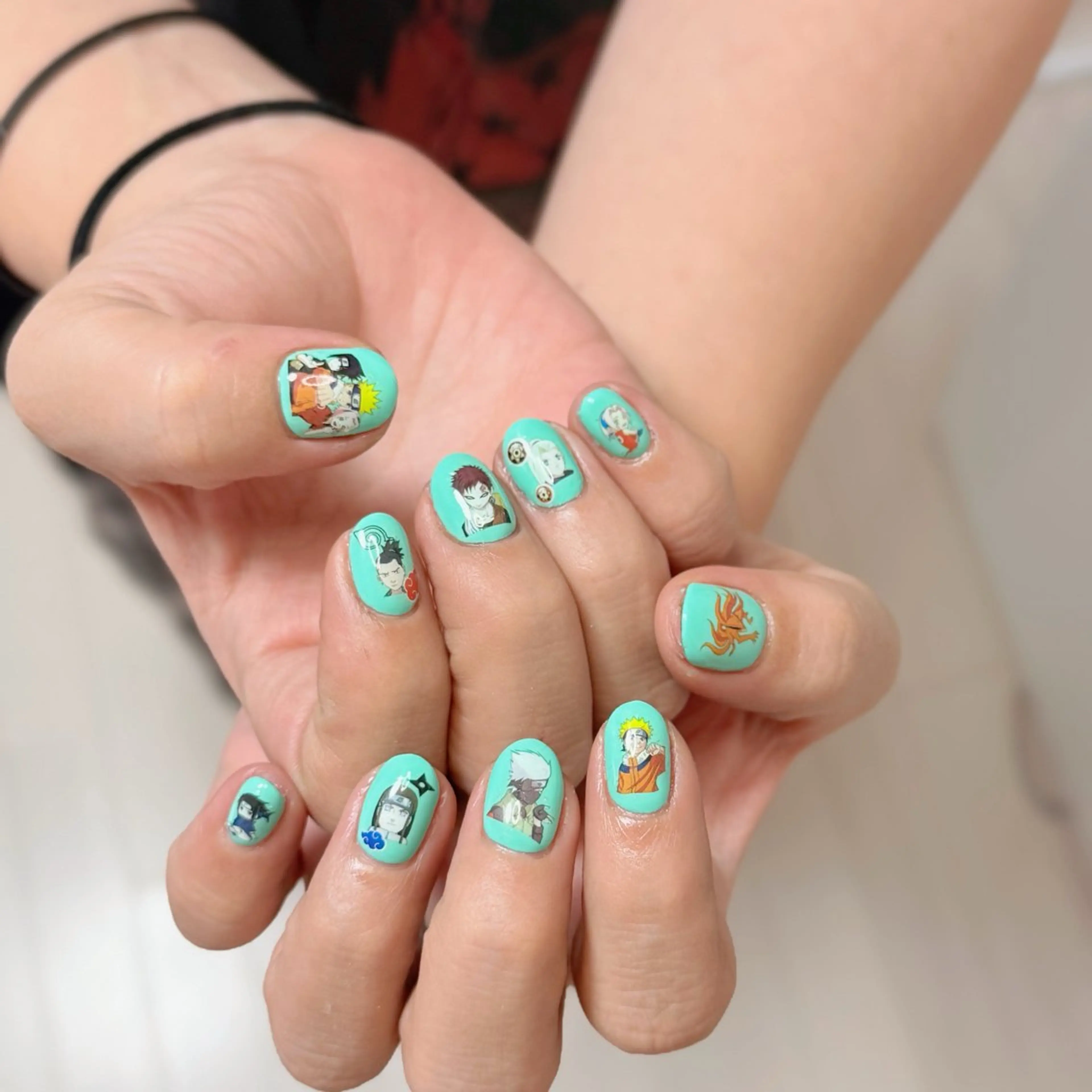 ネイル アートネイル オーロラネイル チークネイル フレンチネイル ガラスフレンチ ハンドネイル 🎀🎀YooLi Nail Salonのネイルデザイン