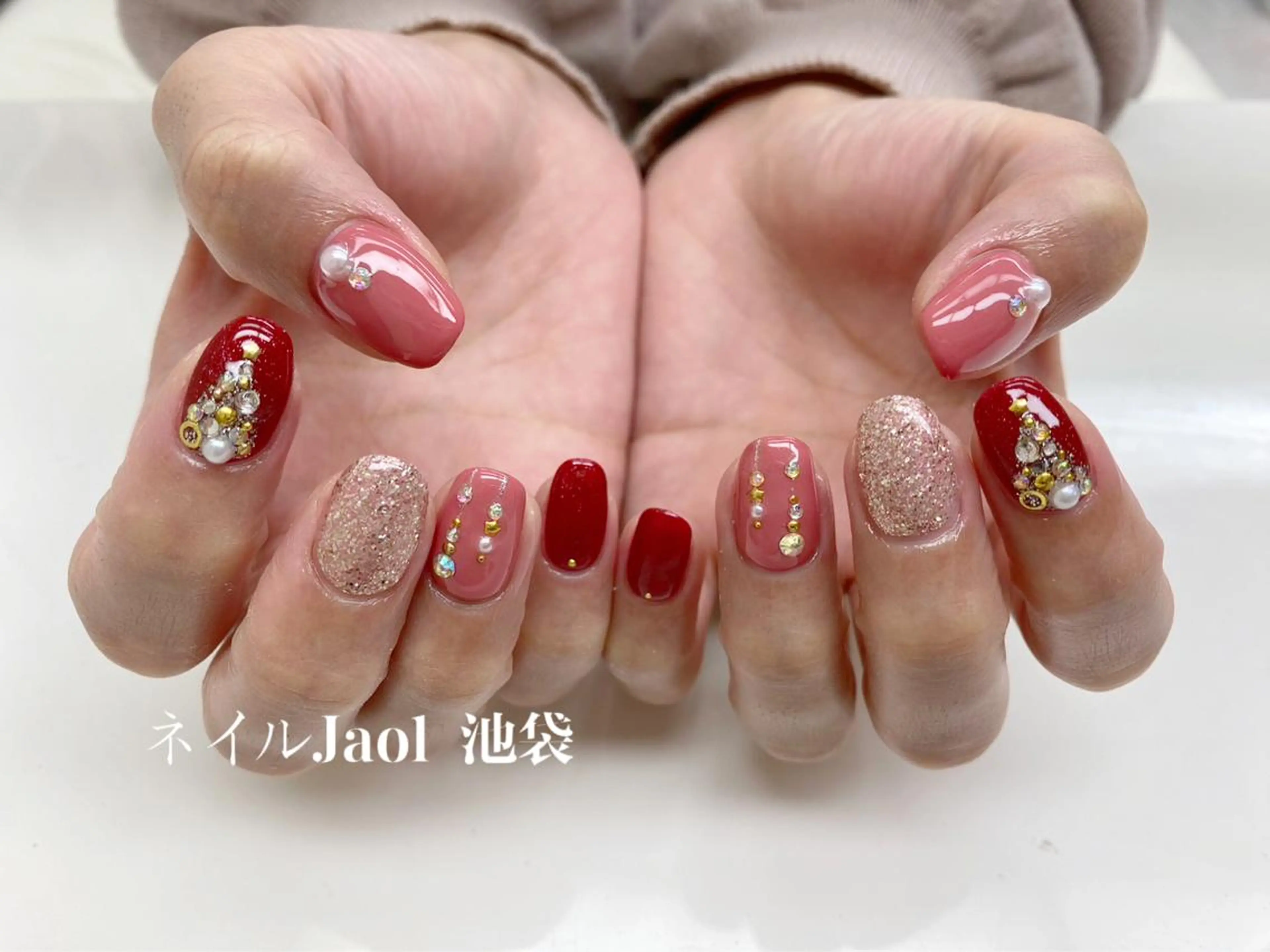 ミディアム nail jaol池袋店所属・ネイルJaol 池袋のネイルデザイン