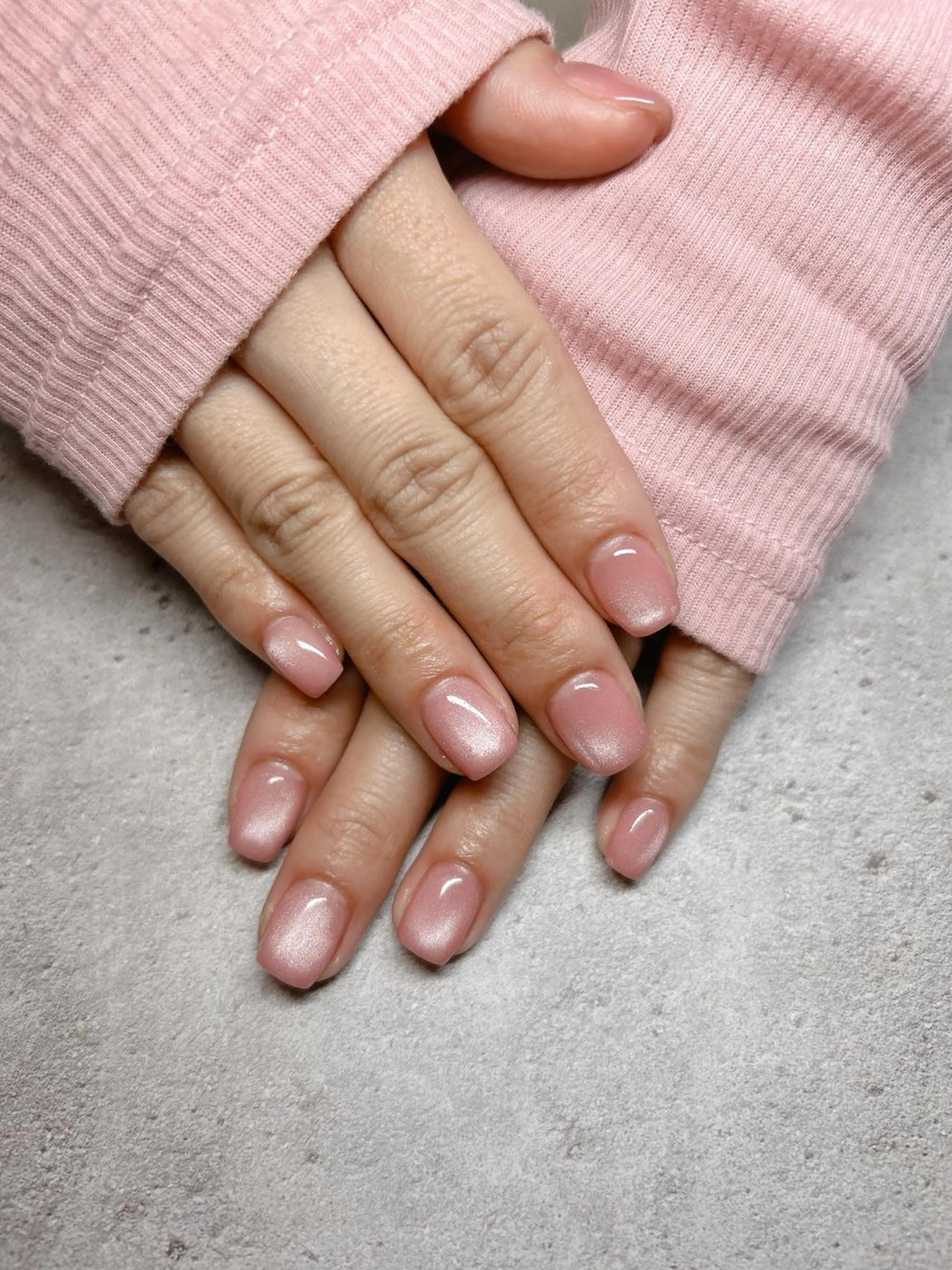 【ハンドネイル】マグネットワンカラー フィルイン オフ込みの写真