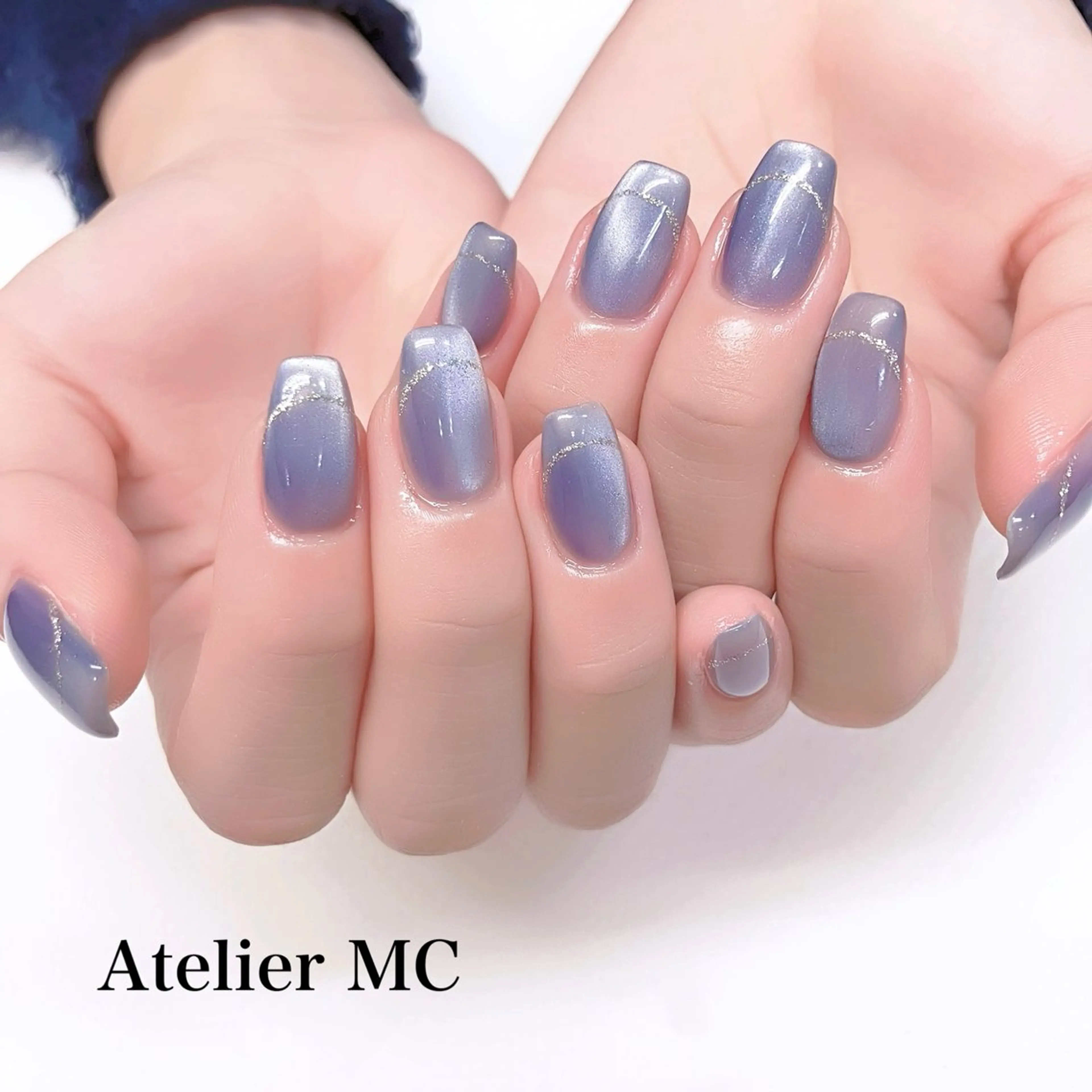 ネイル マグネットネイル ハンドネイル アトリエ エムシー 【新富町・東銀座】のネイルデザイン