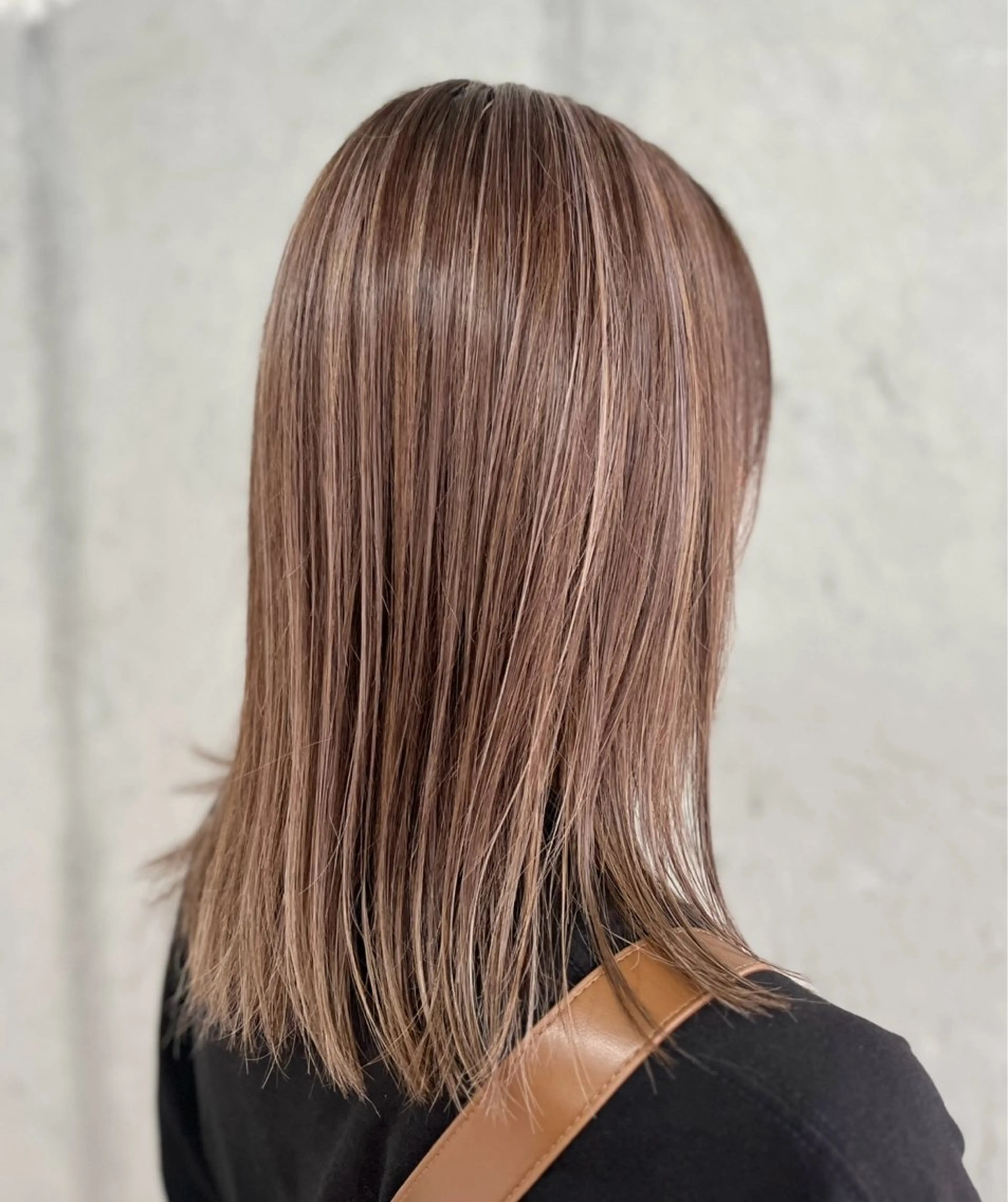 ミディアム カラー ヘアカラー sena 西大分Marianaのヘアスタイル