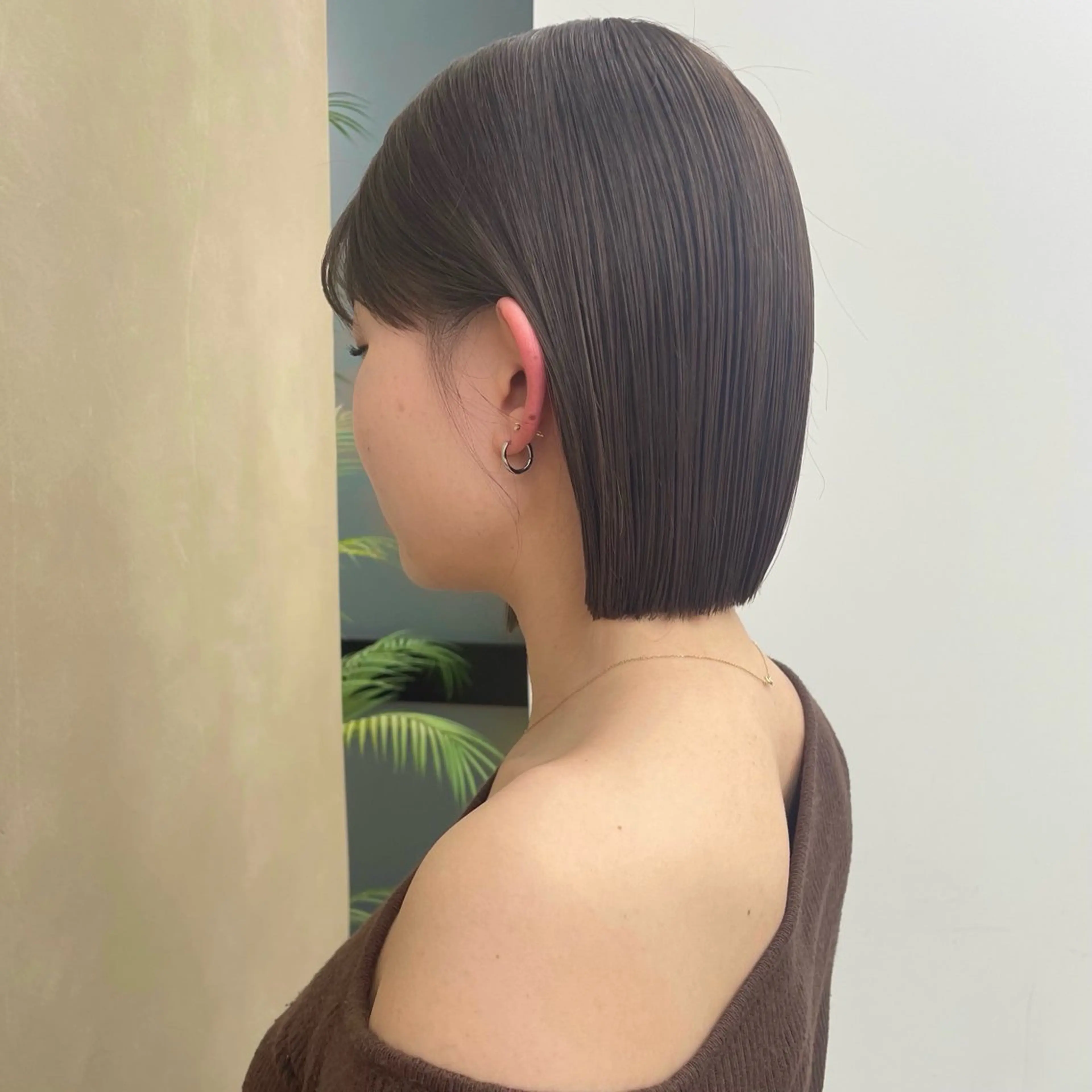 ミディアム カラー カット トリートメント noe tton所属・あゆな/名古屋/ ボブ/透明感カラーのヘアスタイル