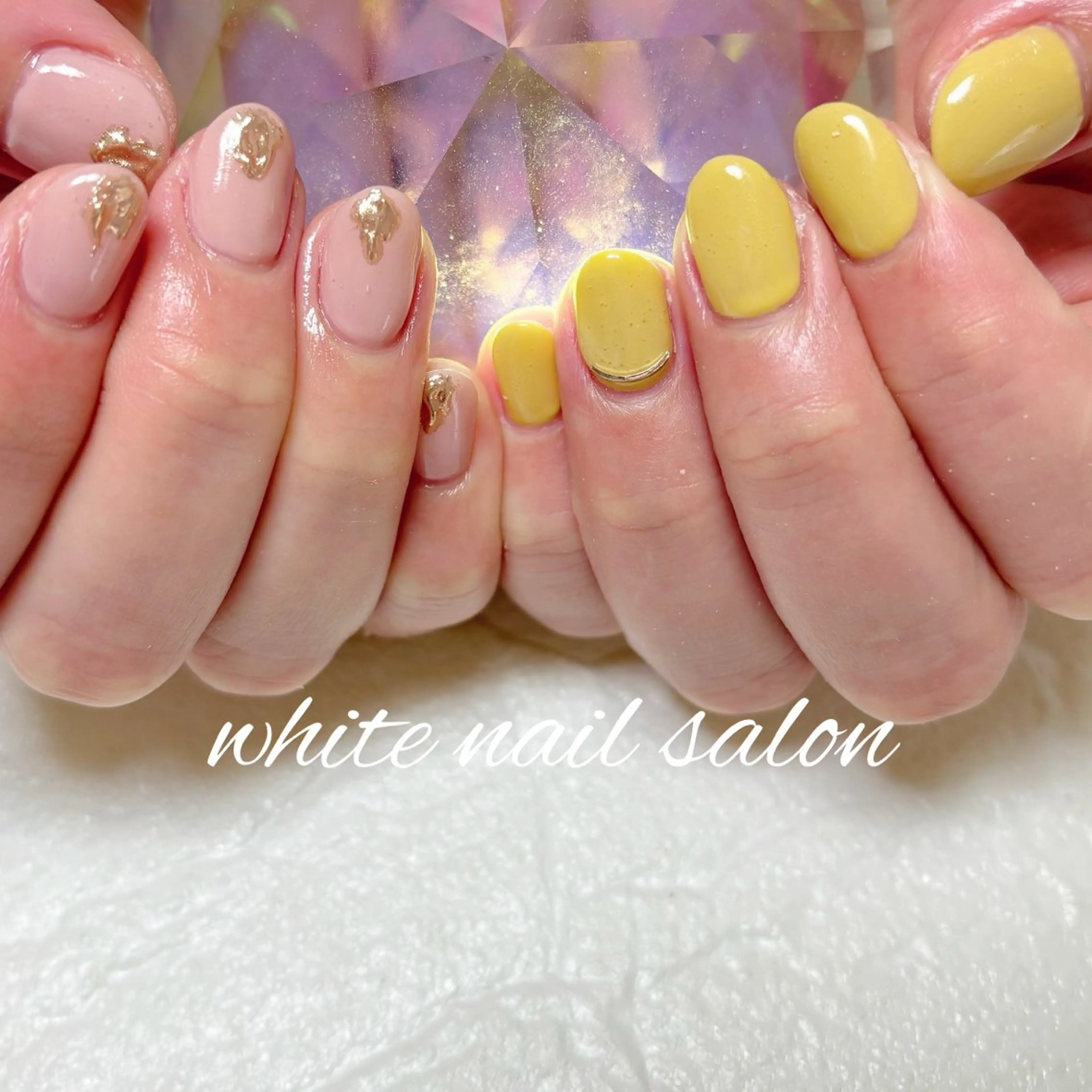 ネイル フットネイル 持ち込み ハンドネイル white nail salonのネイルデザイン