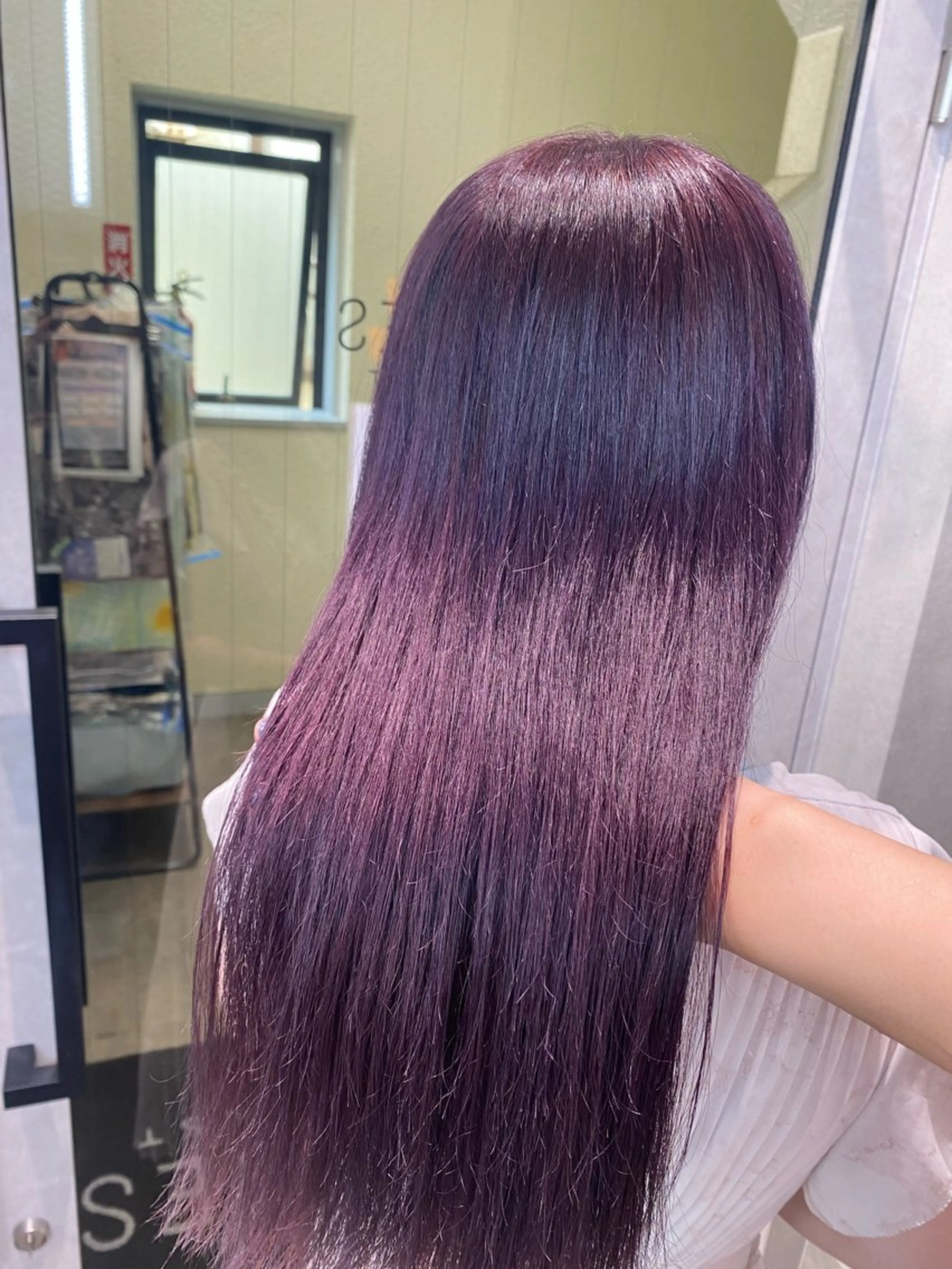 ロング カラー ヘアカラー 透明感カラー💖 耳ツボ💎まりなのヘアスタイル