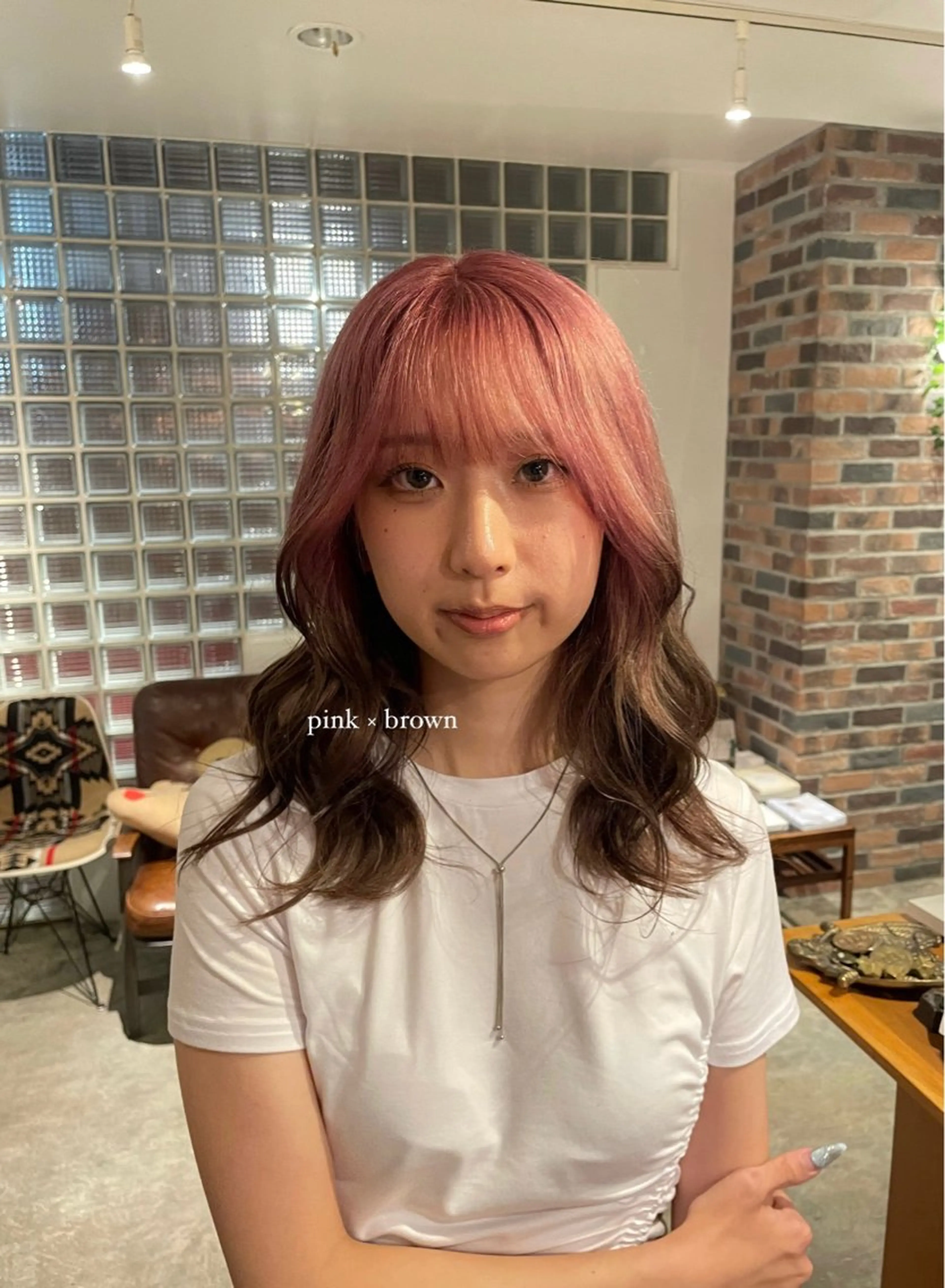 セミロング カラー MARIO HAIR DESIGN所属・ブリーチ/艶髪矯正 🌒Ameriのヘアスタイル