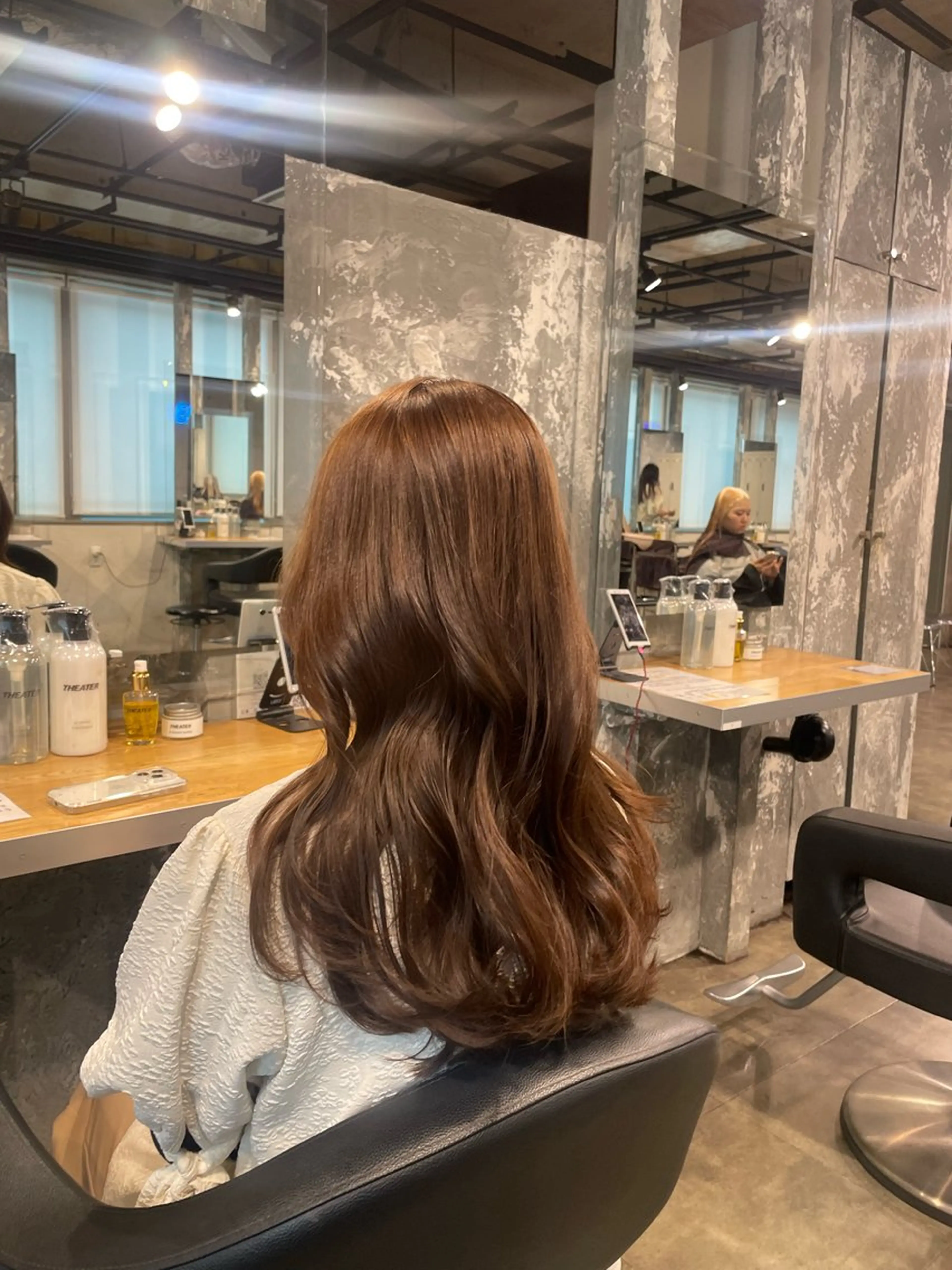 カラー カット ヘアカラー トリートメント ヘアセット 🤍ベージュ/透明感 韓国ヘア/まりん🤍のヘアスタイル