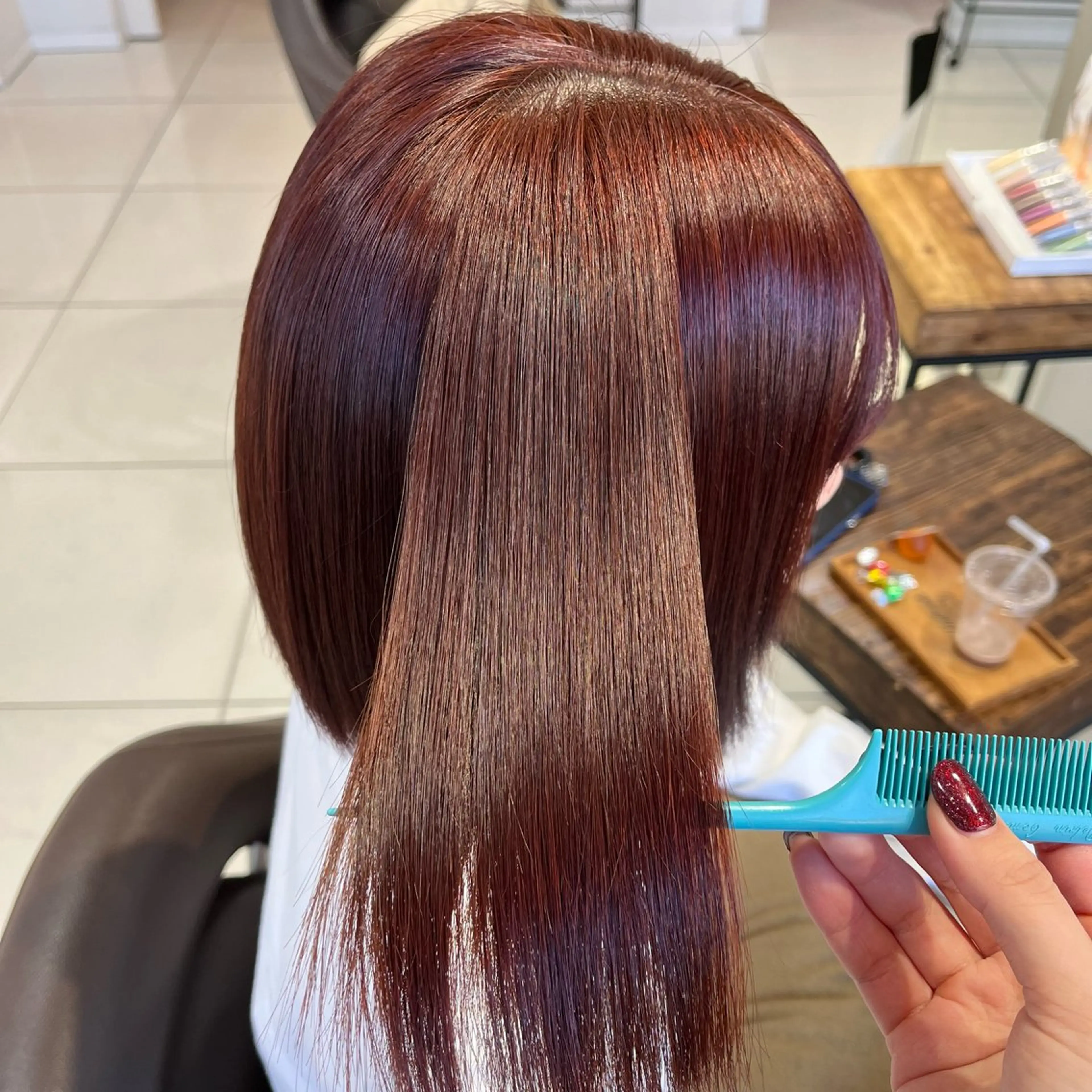 ショート レイヤーカット/艶髪 /髪質改善/のヘアスタイル