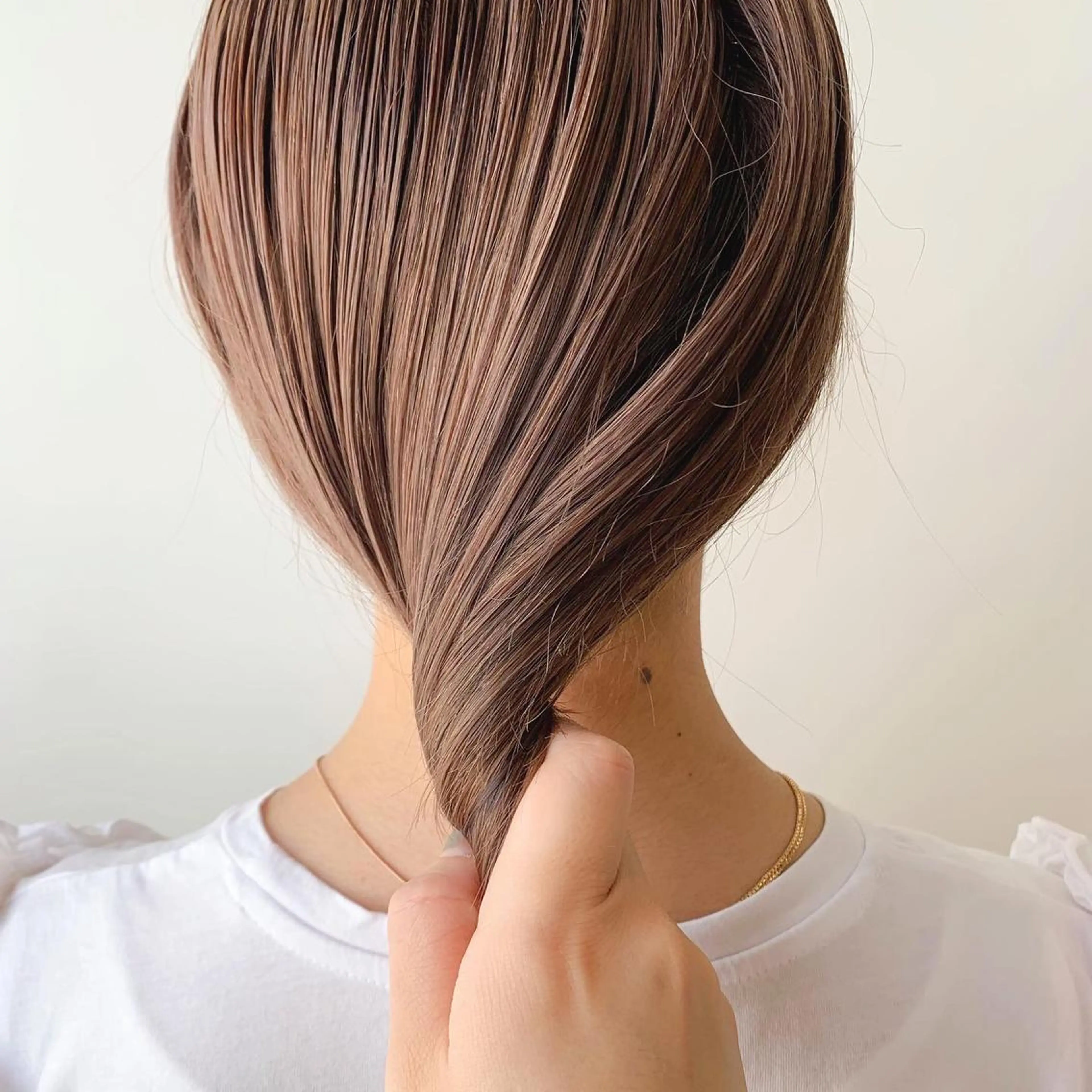 ミディアム カラー カット ヘアカラー トリートメント 🌱小顔ヘア/ボブ ミディアム/双葉🌱のヘアスタイル