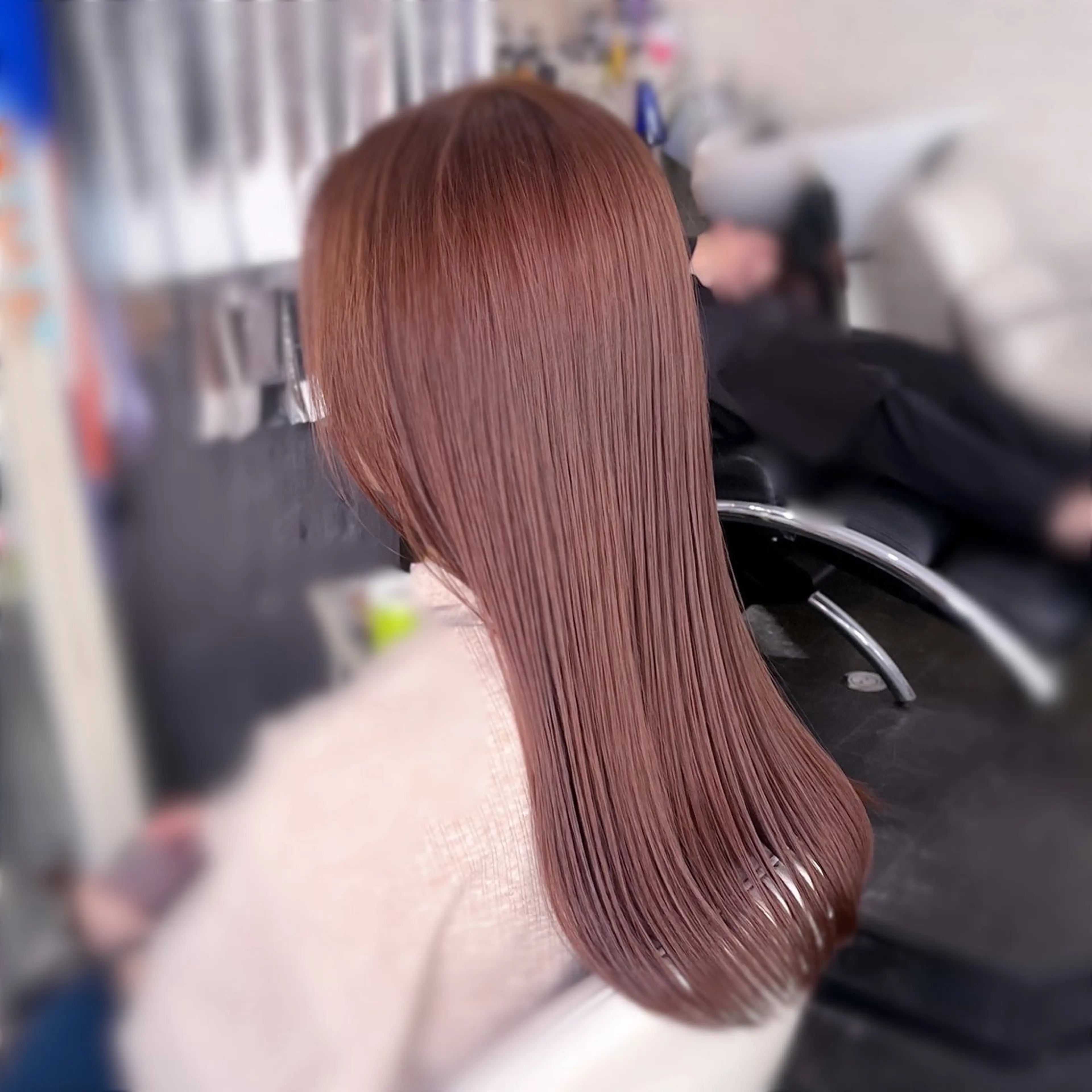 ロング カラー ブリーチ ブラウンカラー ブリーチなしカラー カット ヘアカラー トリートメント Kimura Shinyaのヘアスタイル