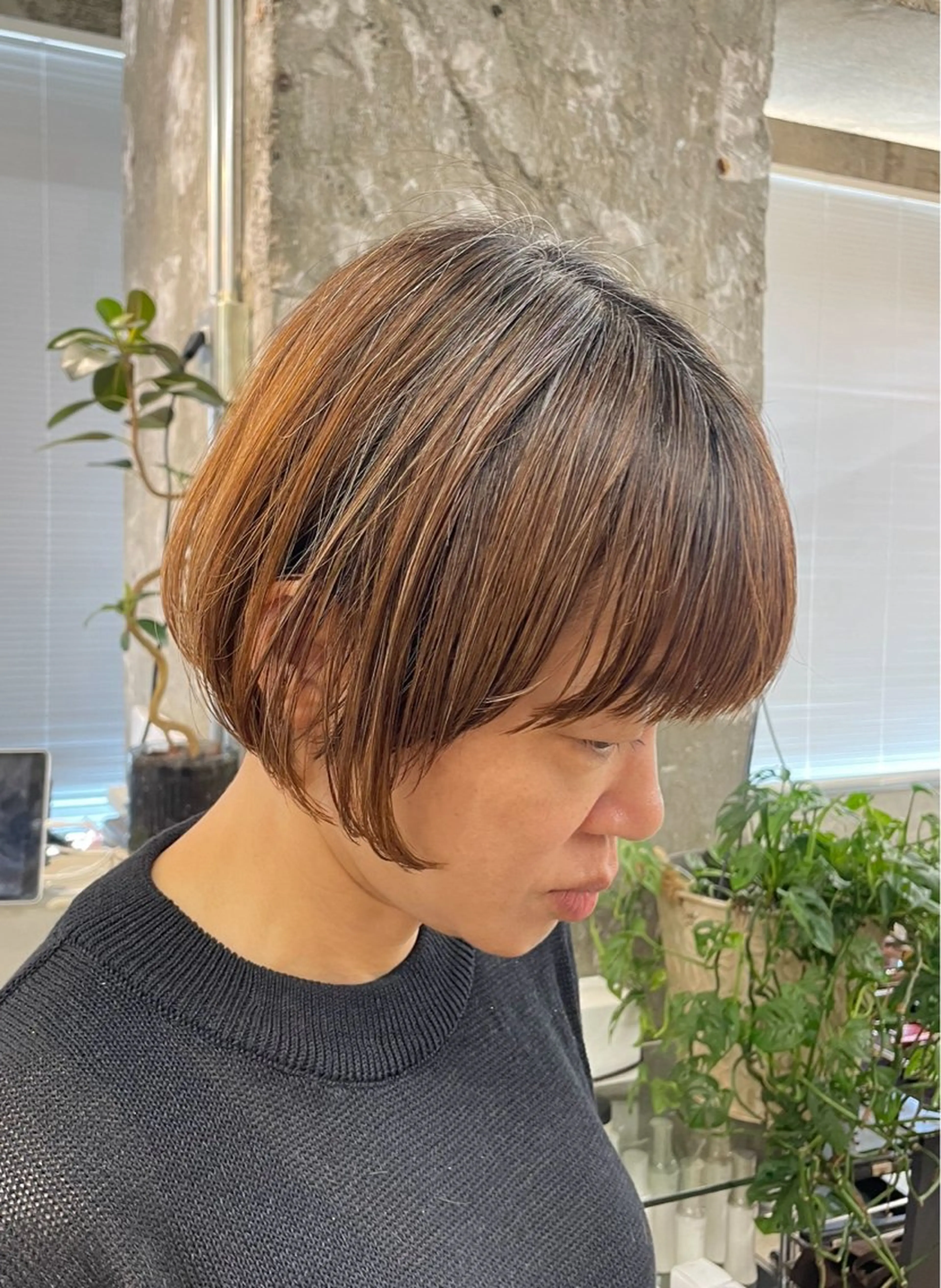 ショート アライ レンカのヘアスタイル