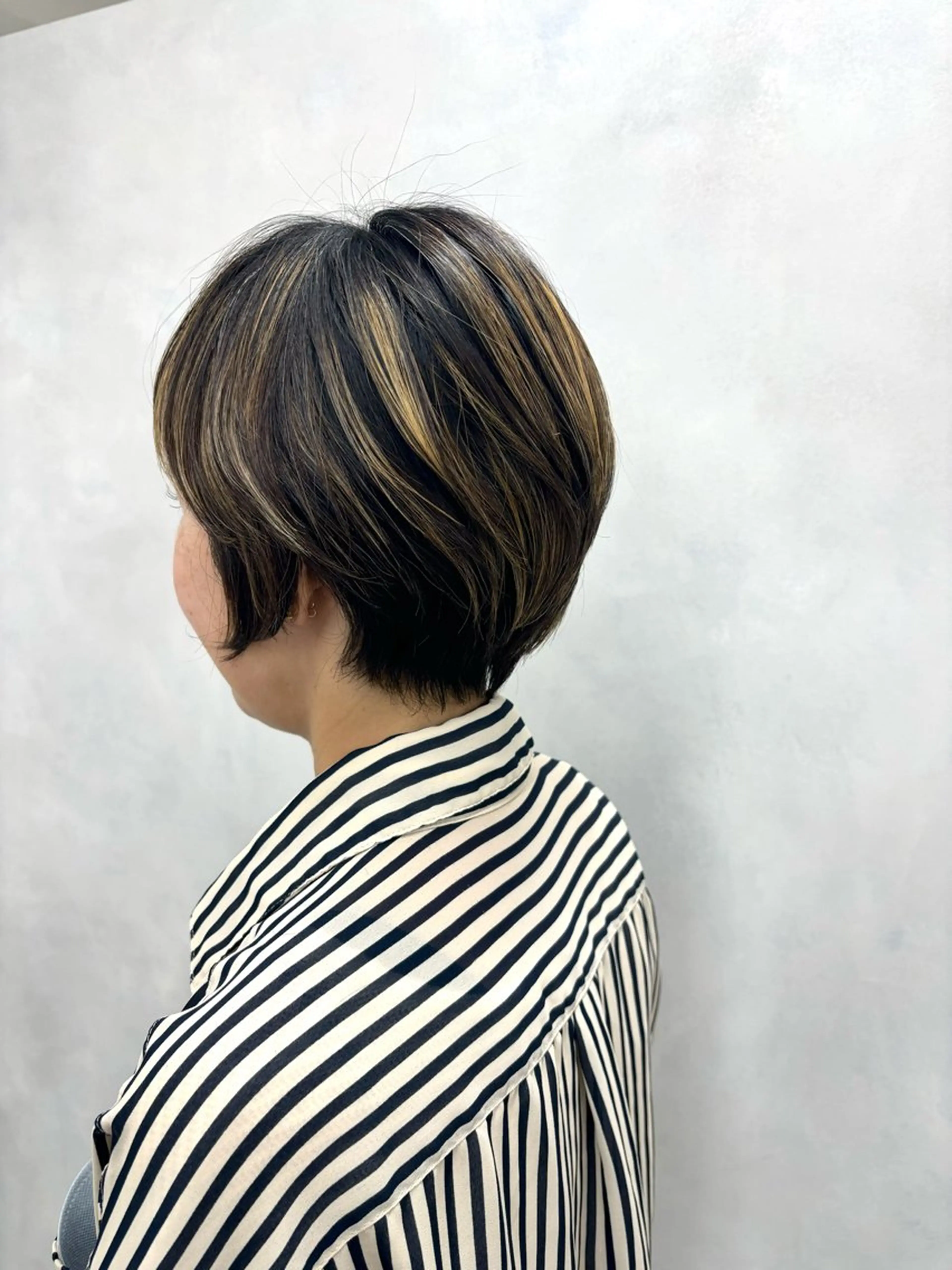 ショート lleno所属・Honami ⋆☽ 縮毛矯正モデル募集中のヘアスタイル