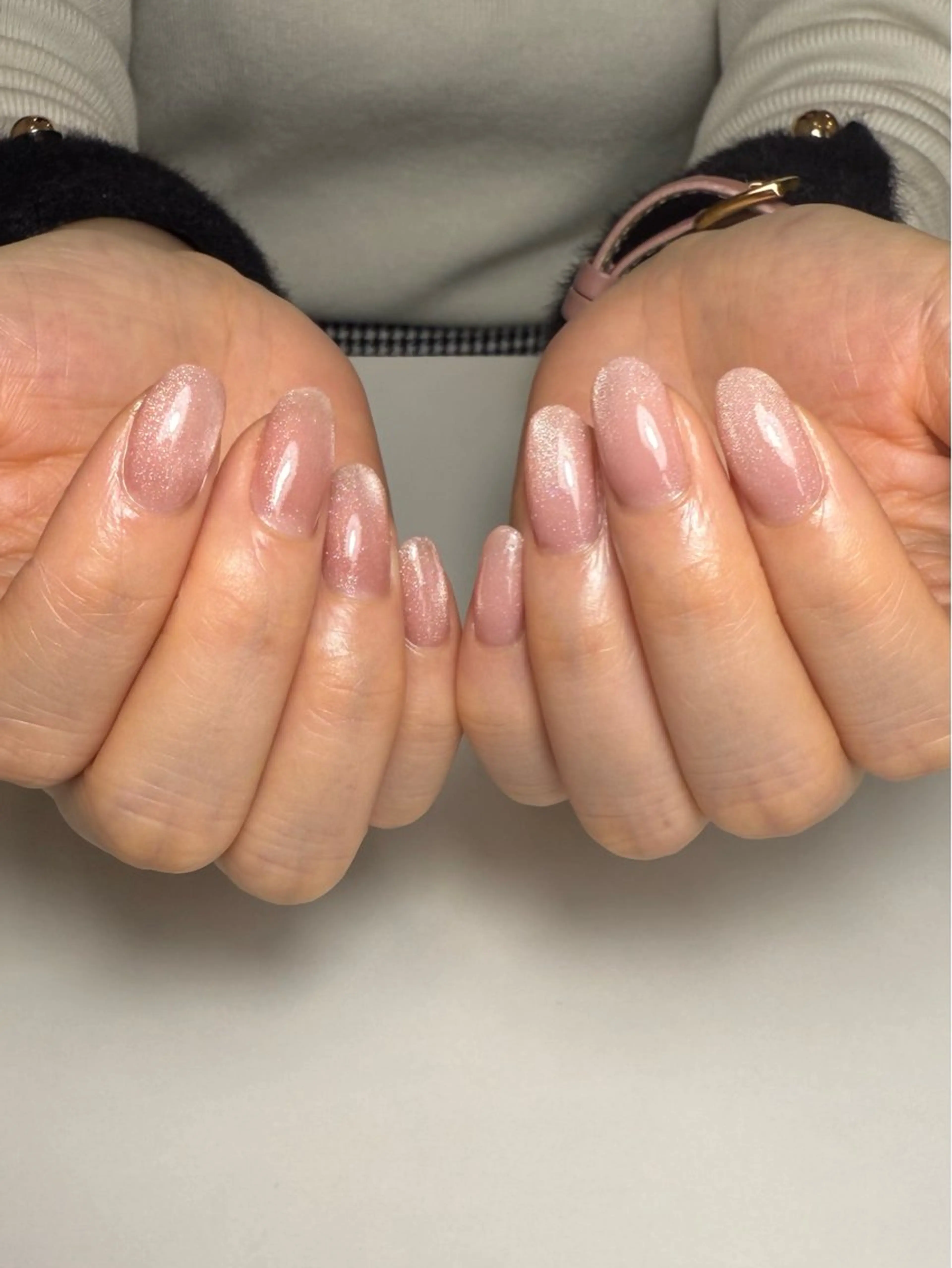 ネイル 桜ネイル マグネットネイル ピンク 春ネイル nailroom lilasのネイルデザイン