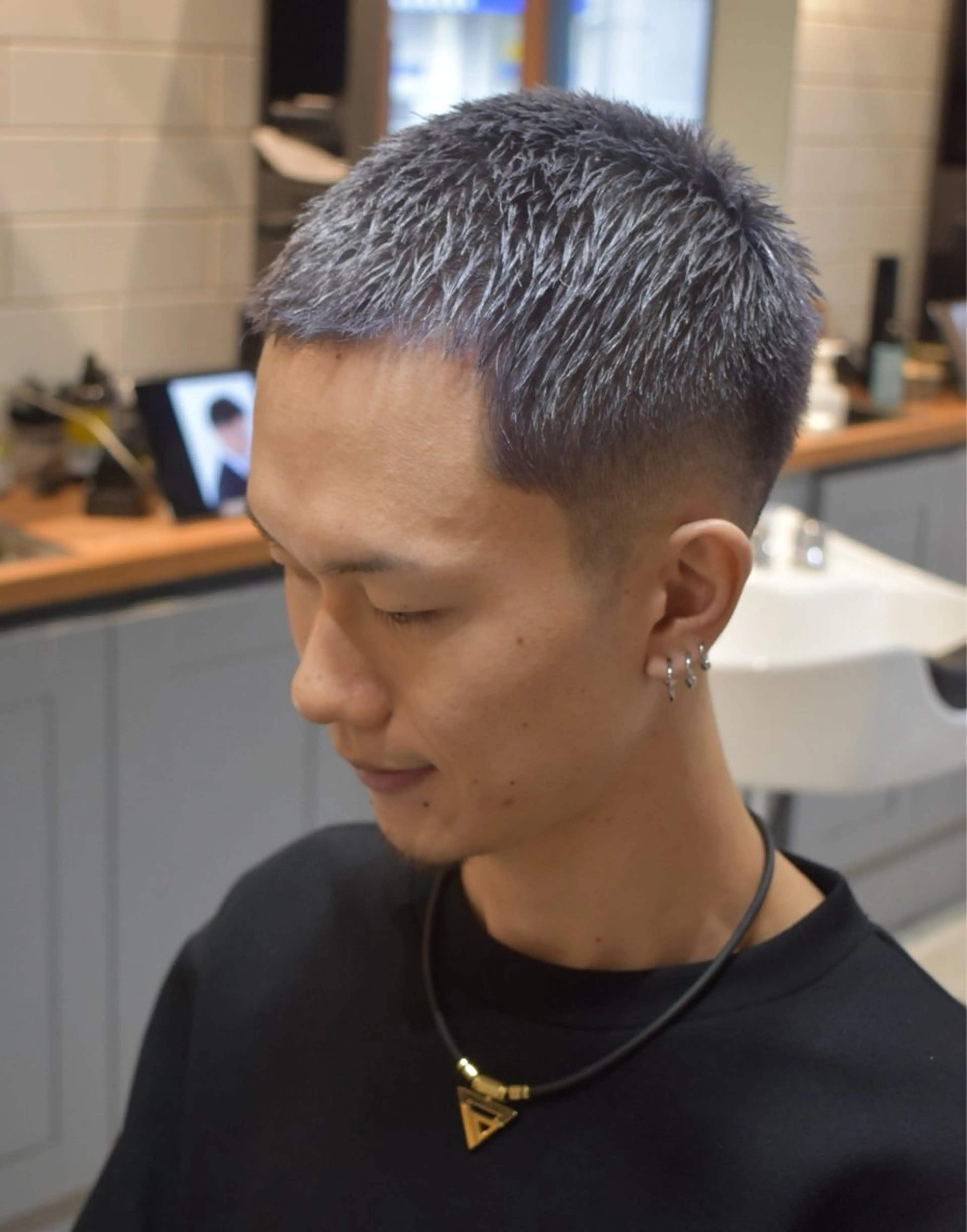 ショート メンズ FREAK BARBER SHOP河原町三条店所属・本多 伸丞のヘアスタイル