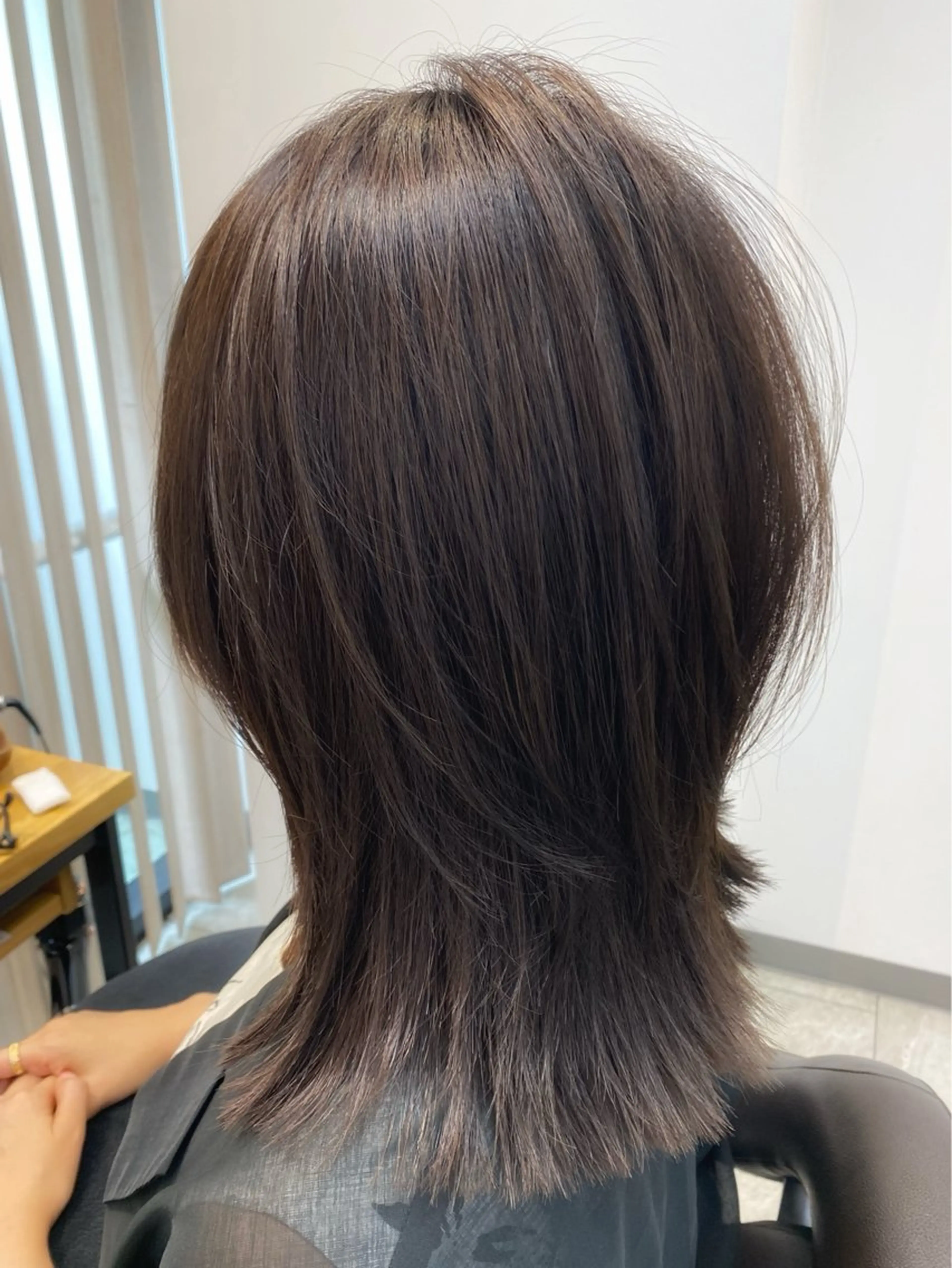 ミディアム カット ヘアカラー トリートメント neaf六本木店所属・地毛風ストレート/ ボブ/松尾のヘアスタイル