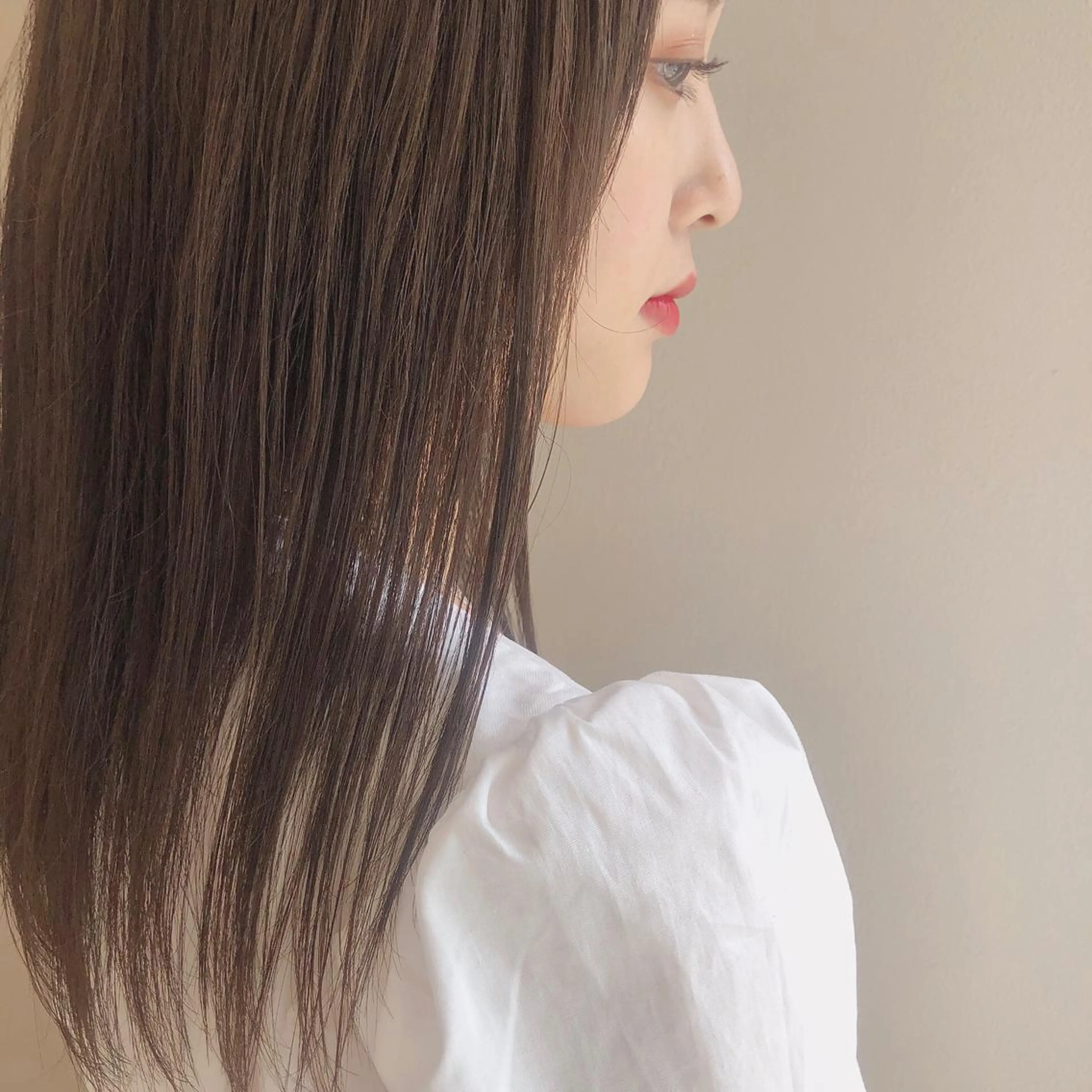 ロング カラー 似合わせ.ﾍｱｾｯﾄ 得意🌹井上美沙のヘアスタイル