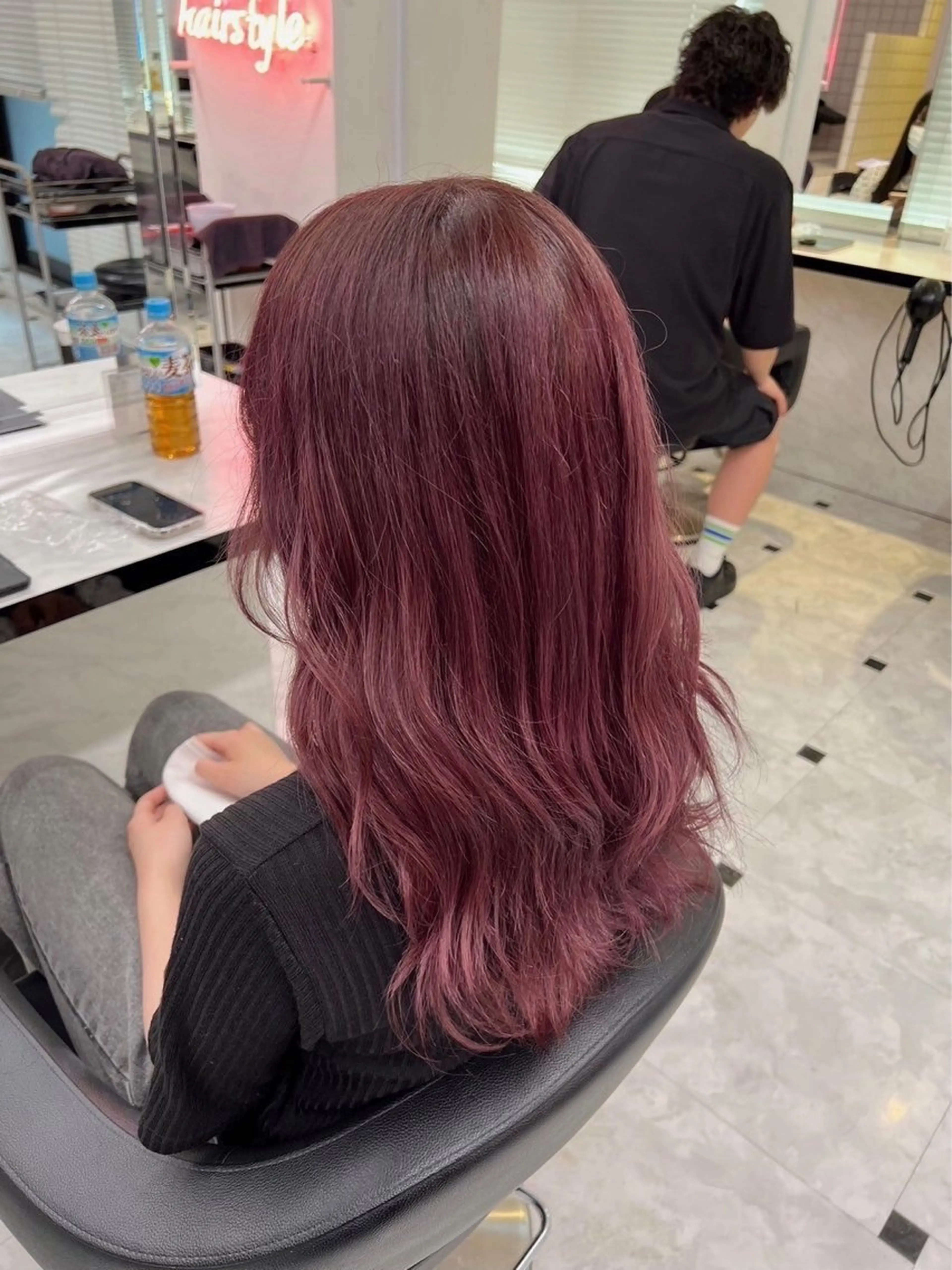 ロング カラー 髪質改善 ロング トリートメント ヘアカラー トリートメント ヘッドスパ 🐺メンズパーマ マッシュ　あさひ🐺のヘアスタイル