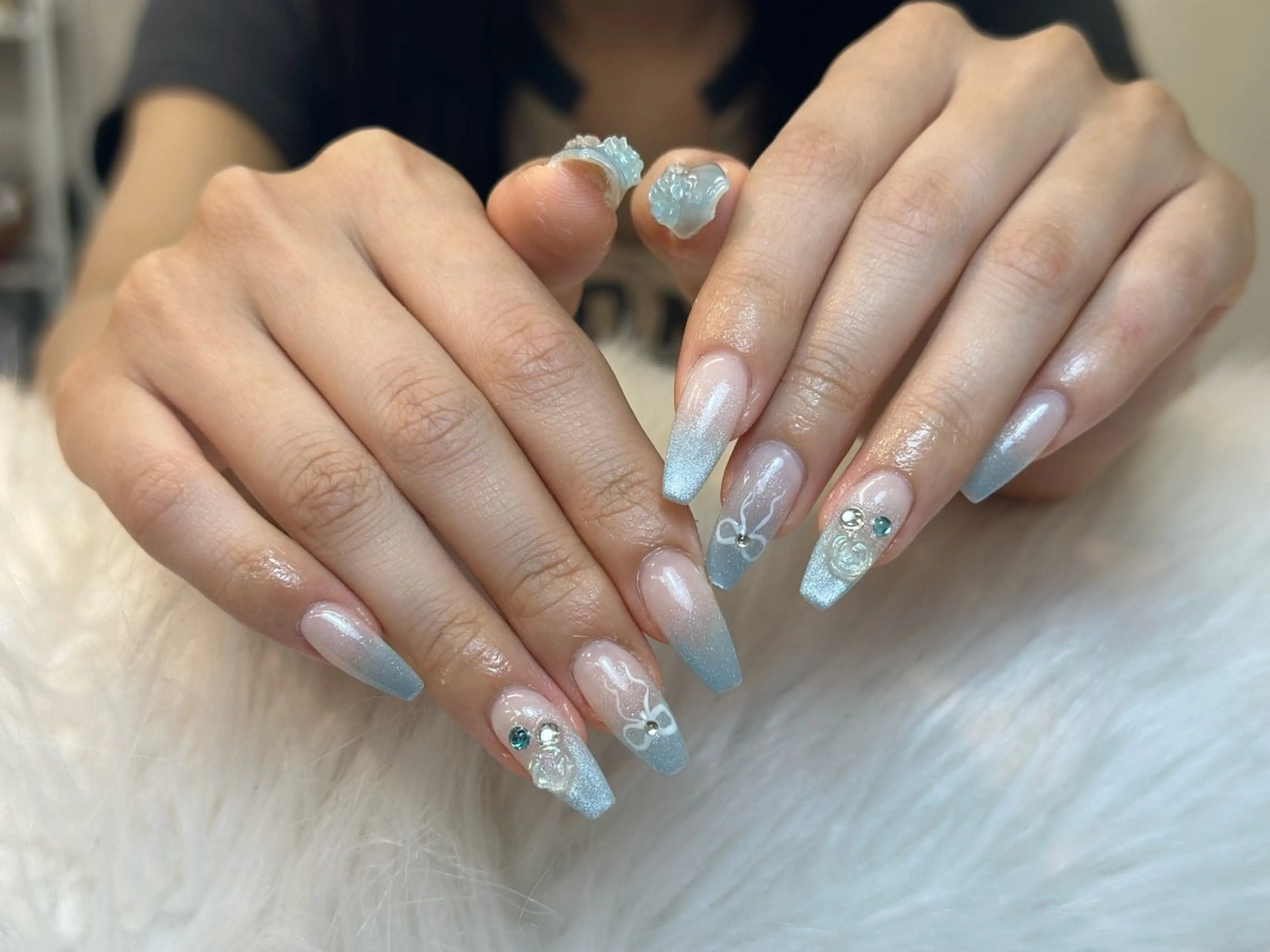 ネイル アートネイル ジェルネイル マグネットネイル ハンドネイル JennNail_ マオのネイルデザイン