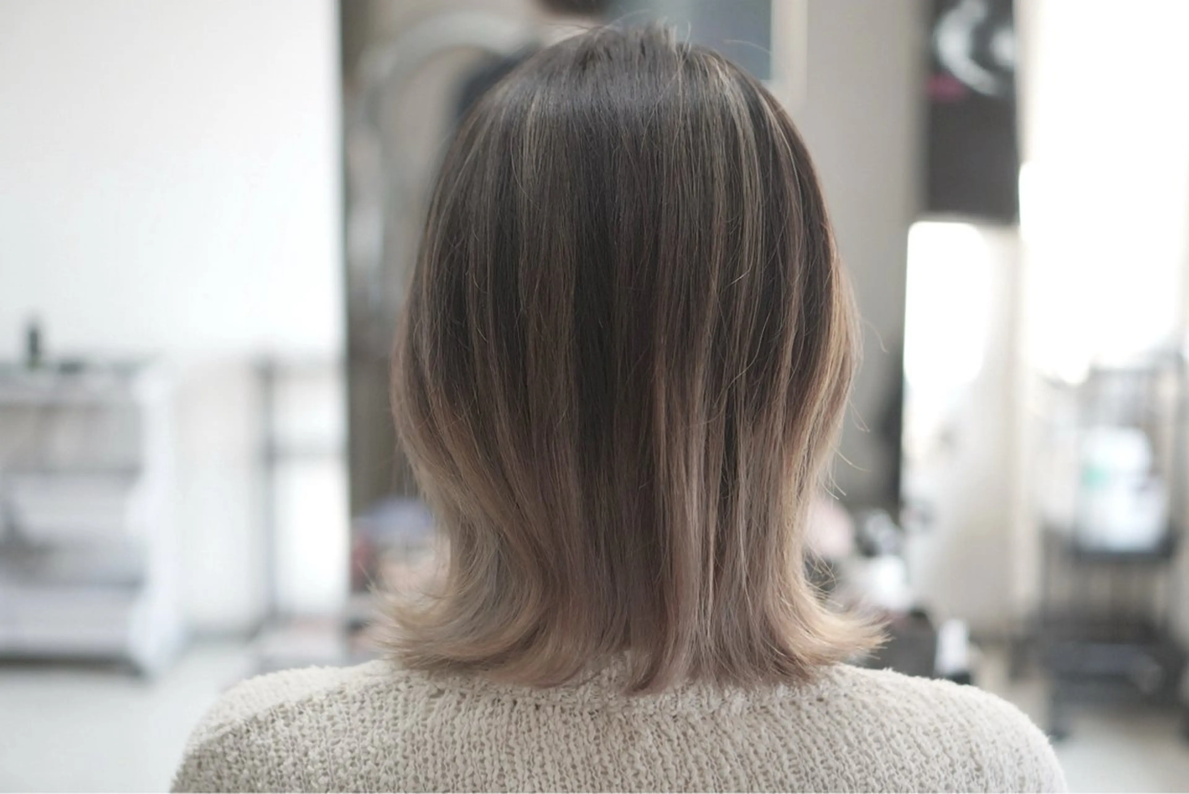 セミロング カラー カット ヘアカラー トリートメント 中島 剛のヘアスタイル
