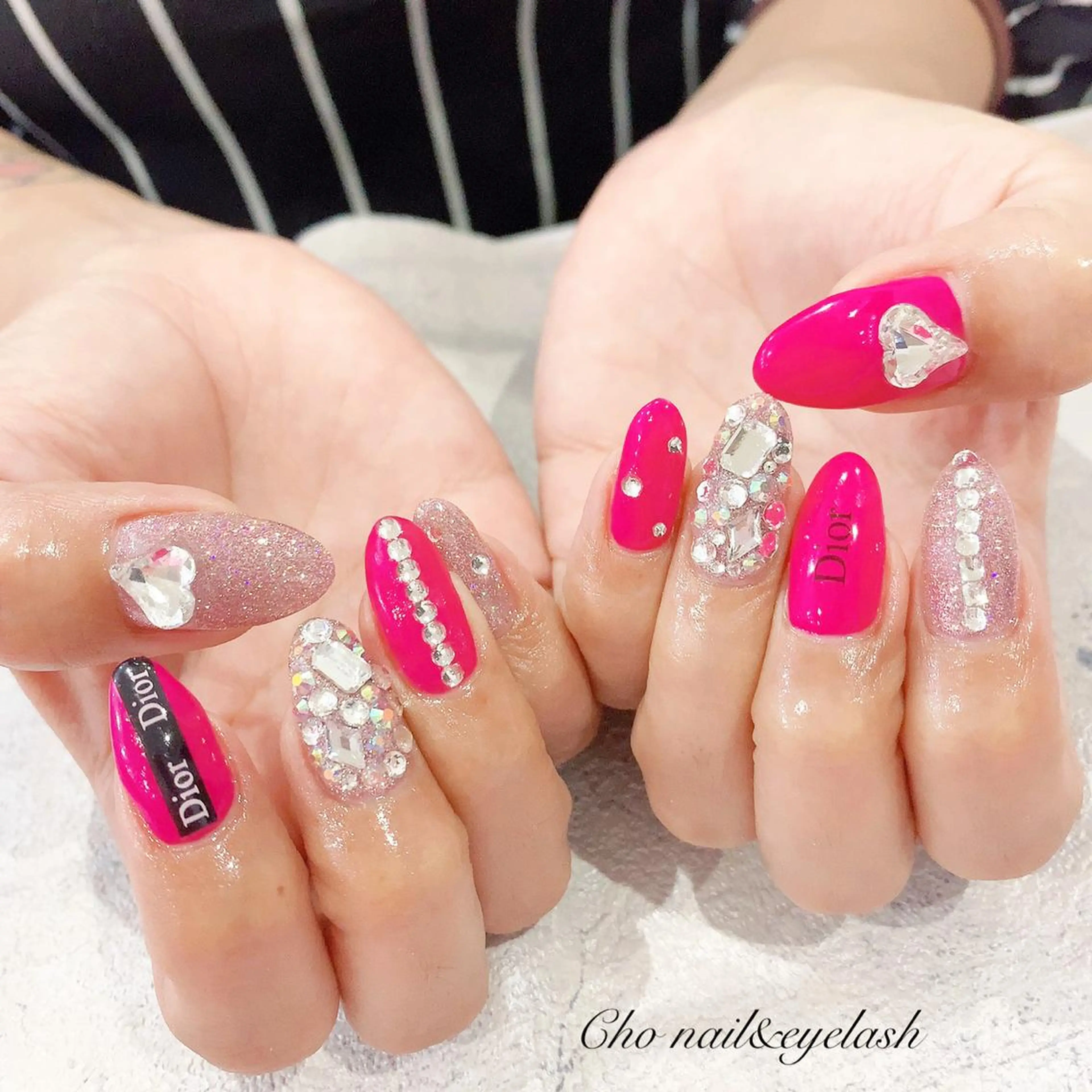 ミディアム ネイル cho nailのネイルデザイン