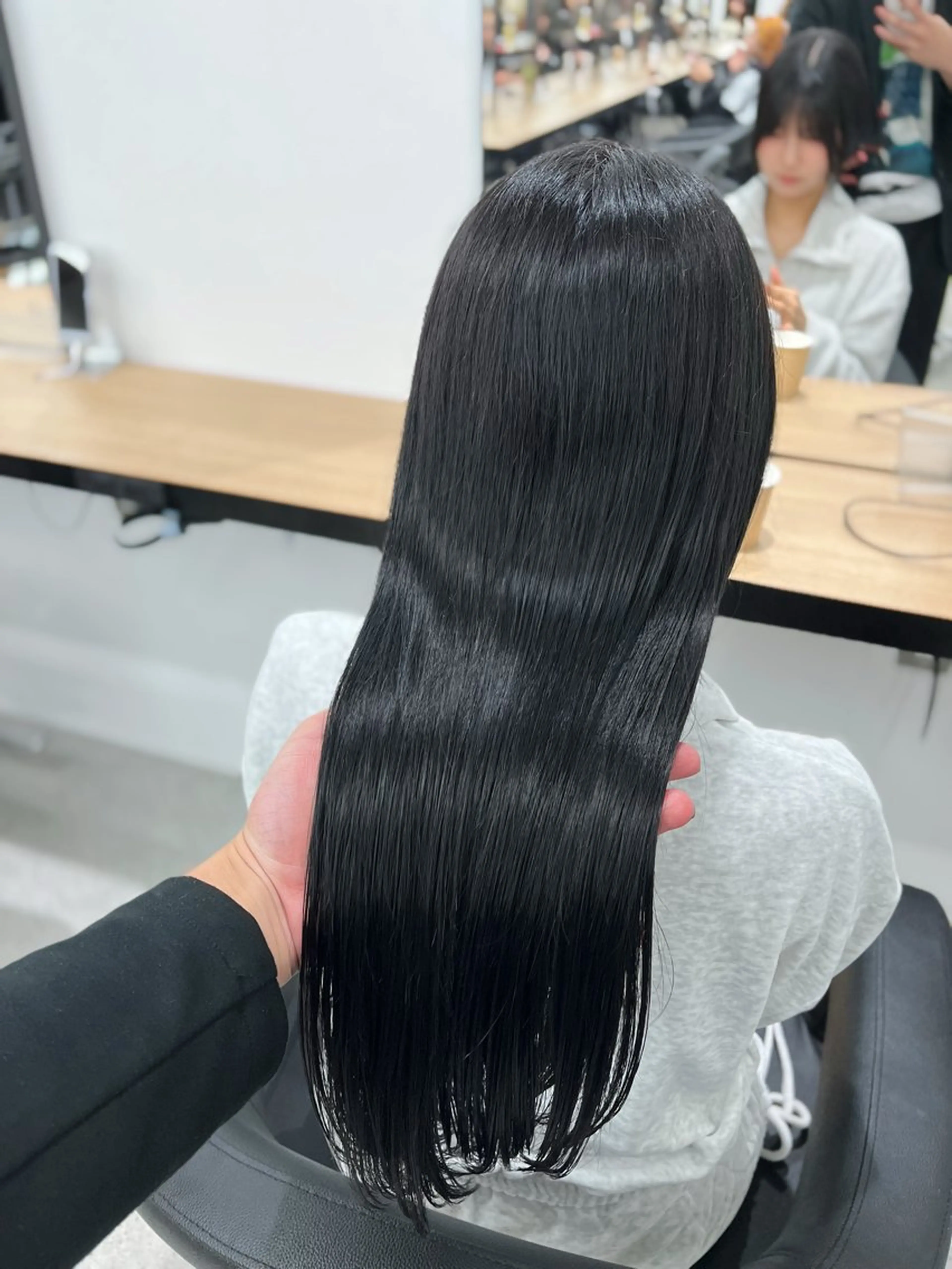 ⭐️ご新規様限定メニュー⭐️超お得カット+縮毛矯正(全体リタッチも可能)+🫧髪質改善トリートメント️🫧+炭酸スパの写真